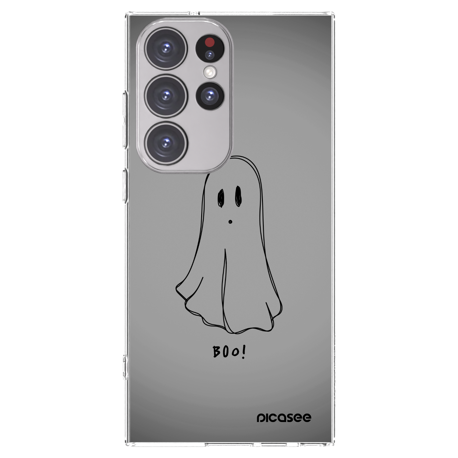 Picasee Samsung Galaxy S23 Ultra 5G Hülle - Transparentes Silikon - Ghost