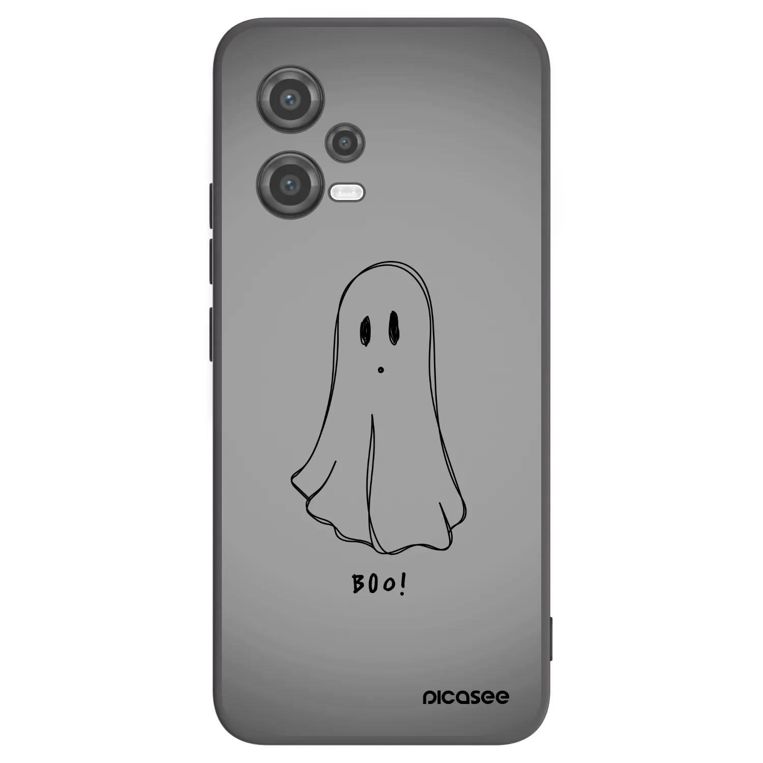 Picasee Xiaomi Poco X5 Hülle - Schwarzes Silikon - Ghost