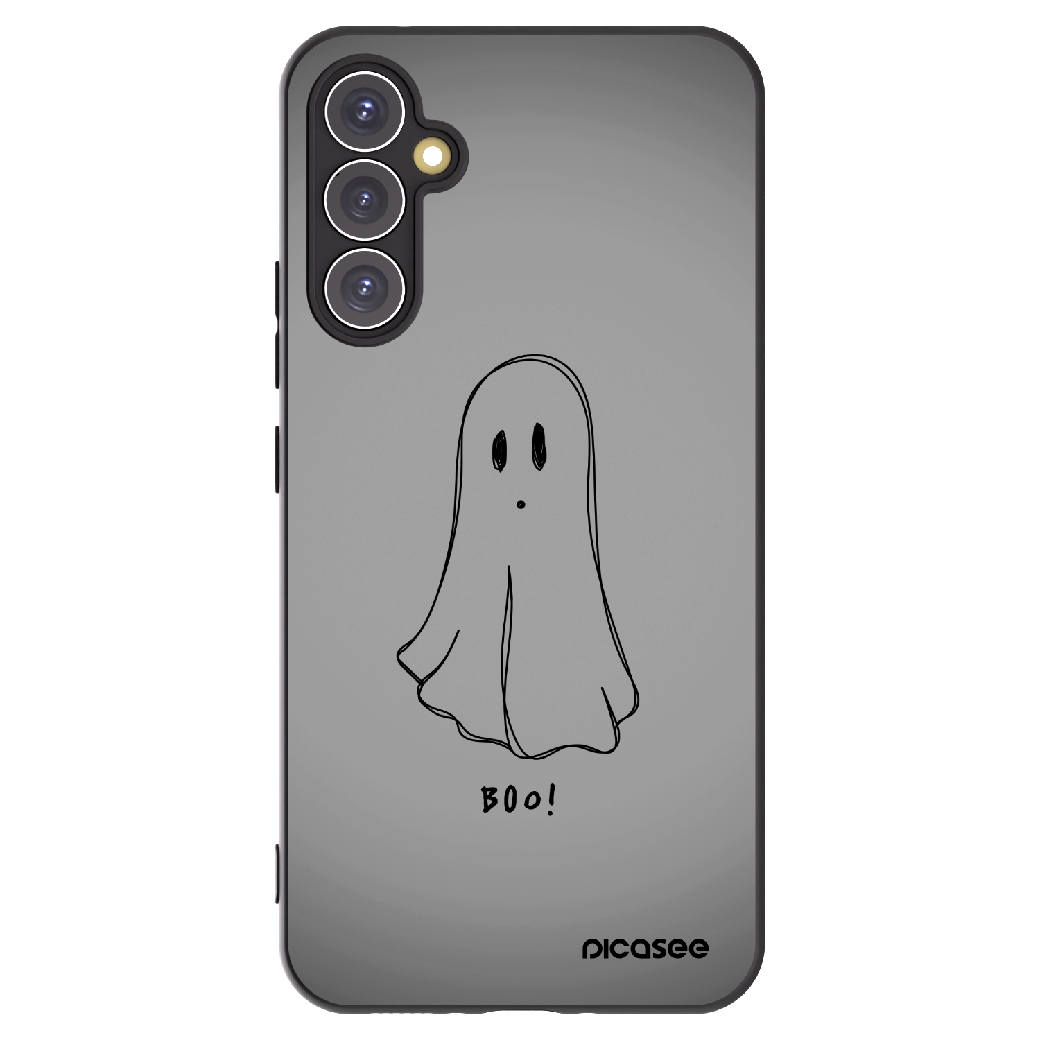 Picasee Samsung Galaxy A34 5G A346B Hülle - Schwarzes Silikon - Ghost