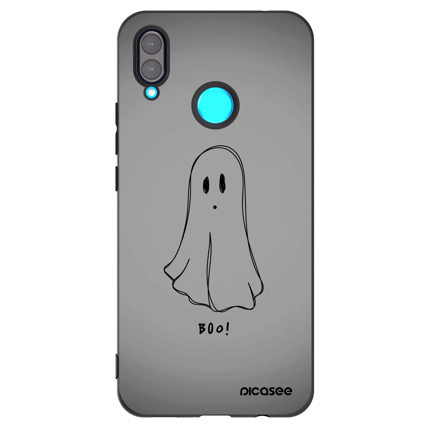 Picasee Huawei Nova 3 Hülle - Schwarzes Silikon - Ghost