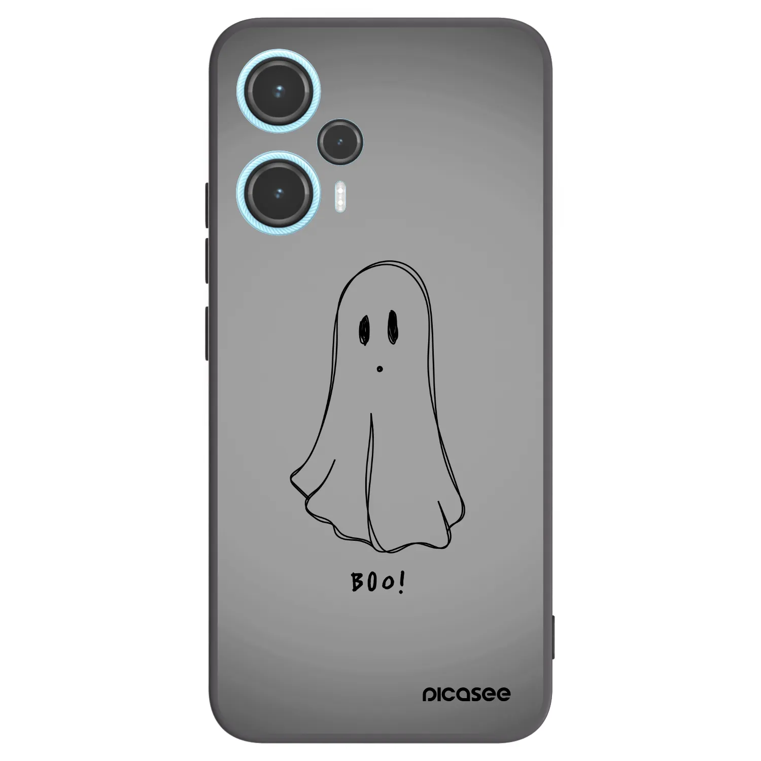 Picasee Xiaomi Poco F5 Hülle - Schwarzes Silikon - Ghost