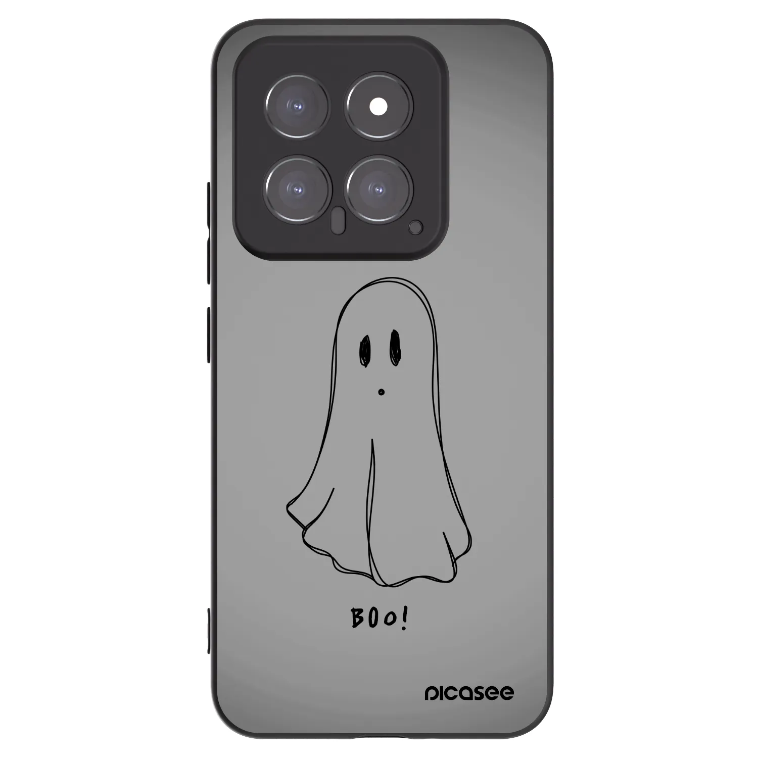 Picasee Xiaomi 14 Hülle - Schwarzes Silikon - Ghost