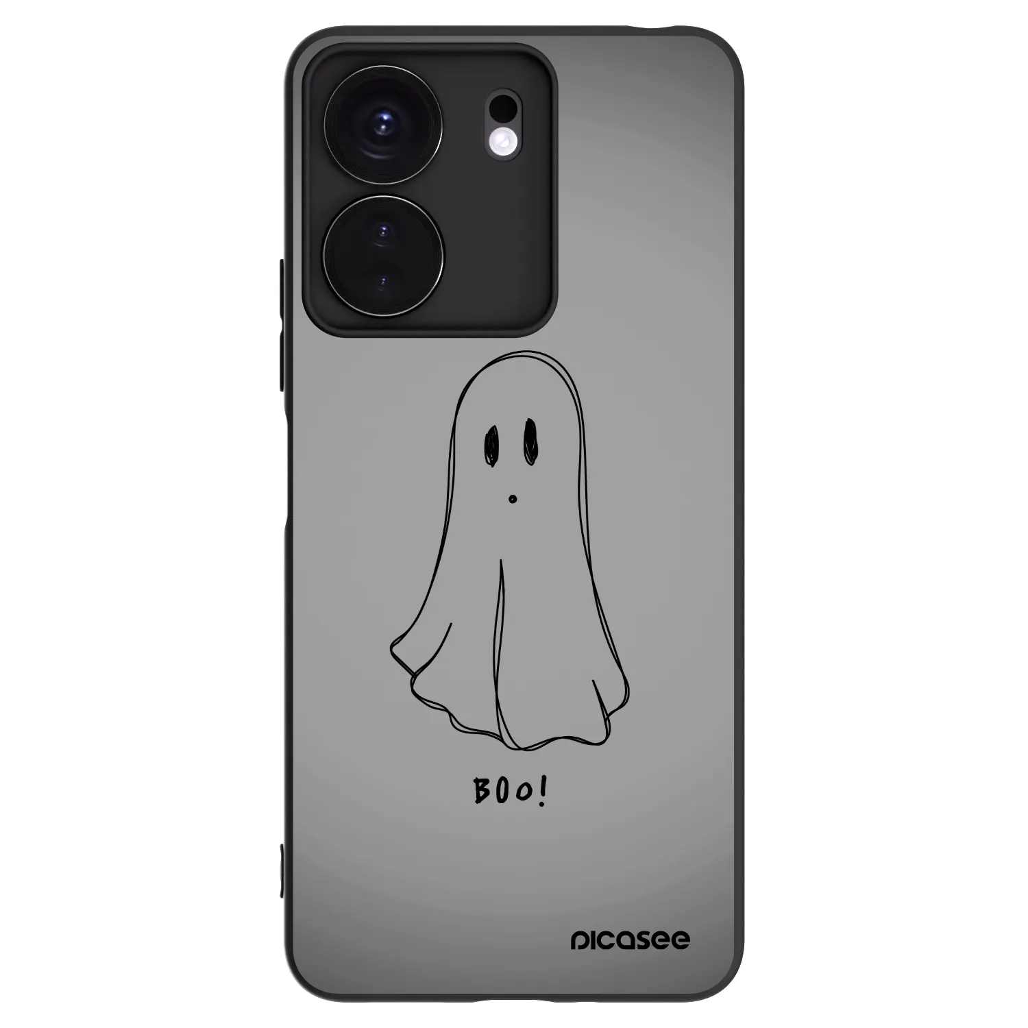 Picasee Xiaomi Redmi 13C 4G Hülle - Schwarzes Silikon - Ghost