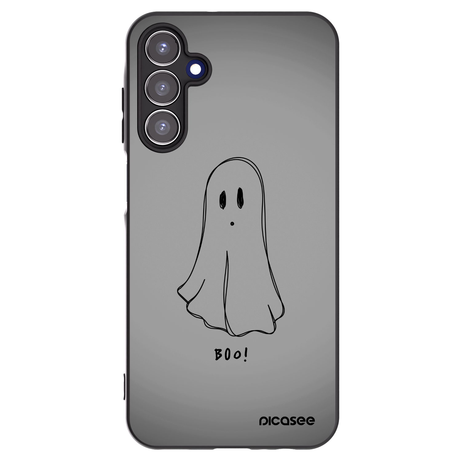 Picasee Samsung Galaxy A15 A155F 4G Hülle - Schwarzes Silikon - Ghost