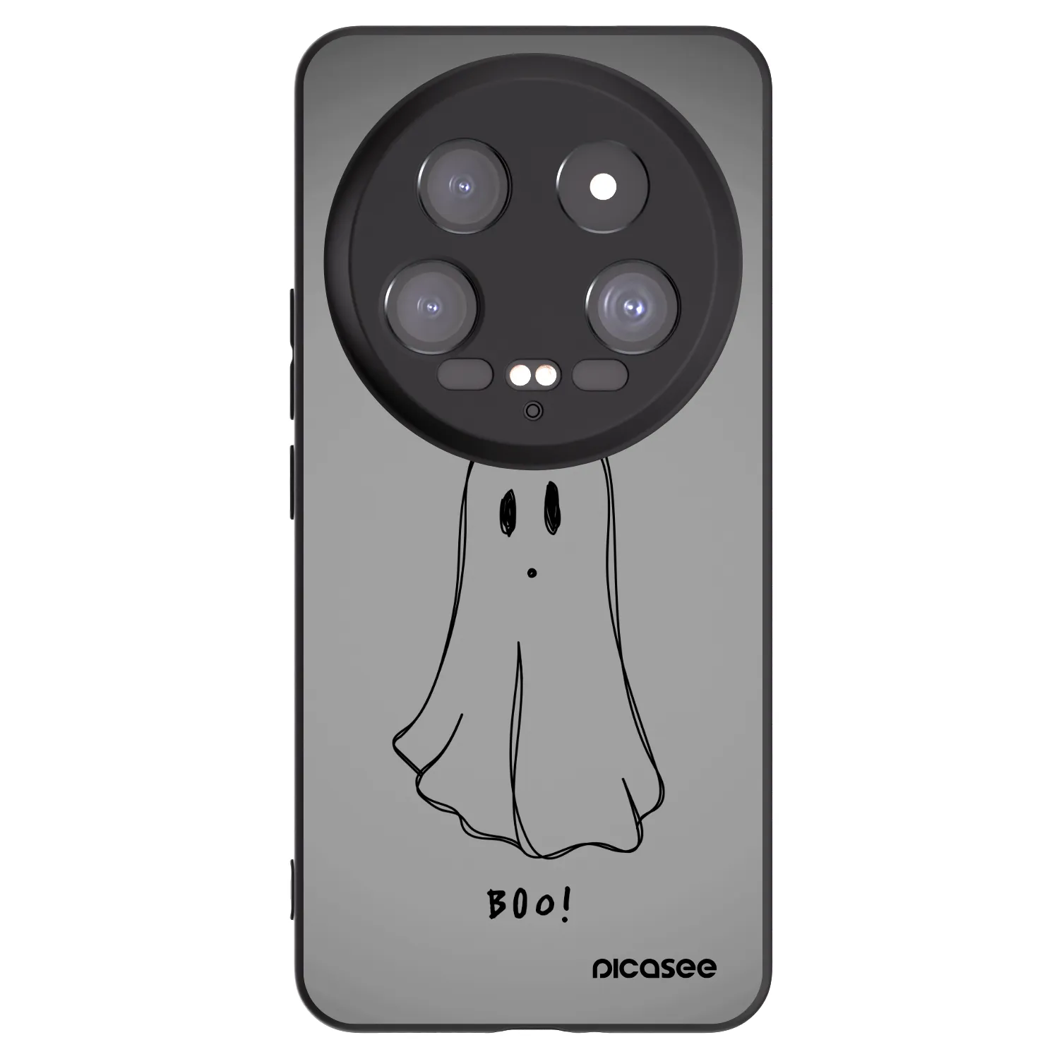 Picasee Xiaomi 14 Ultra Hülle - Schwarzes Silikon - Ghost