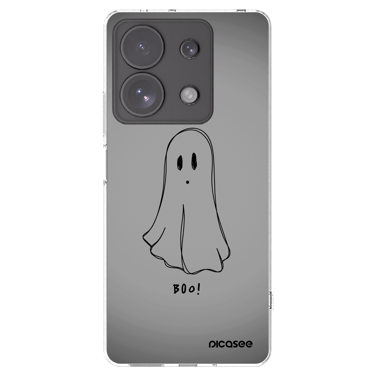 Picasee Xiaomi Redmi Note 13 Pro 4G Hülle - Transparentes Silikon - Ghost