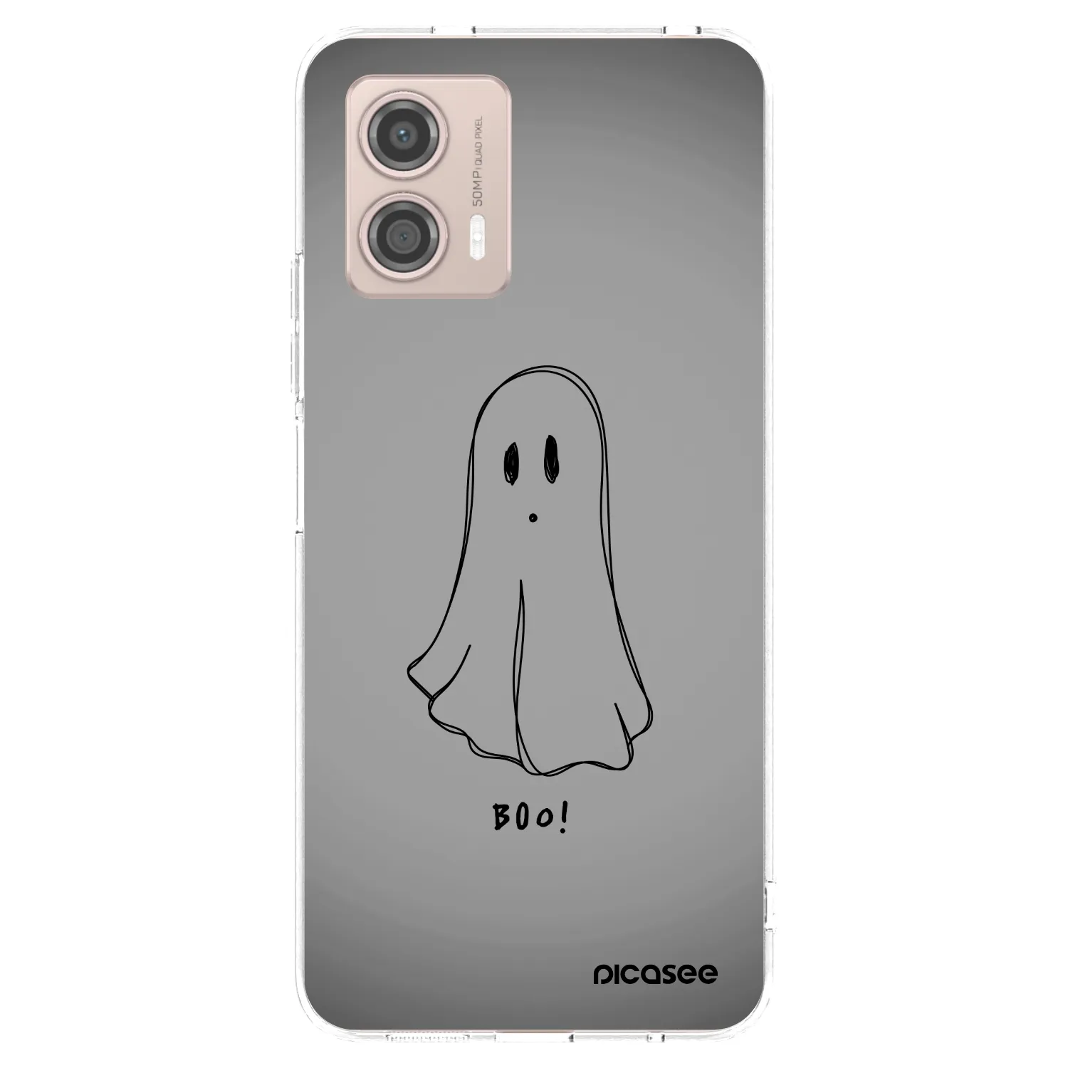 Picasee Motorola Moto G53 5G Hülle - Transparentes Silikon - Ghost