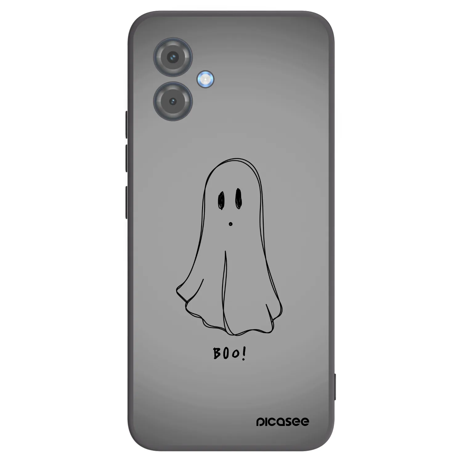 Picasee Motorola Moto G14 Hülle - Schwarzes Silikon - Ghost