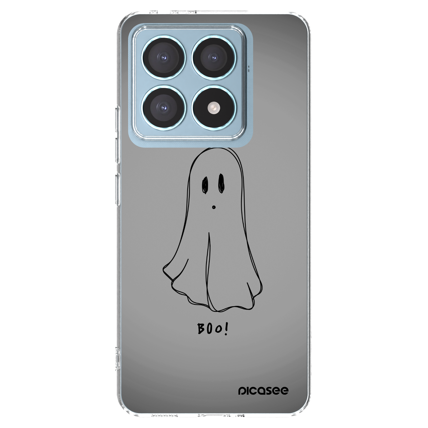 Picasee Xiaomi 14T Pro Hülle - Transparentes Silikon - Ghost