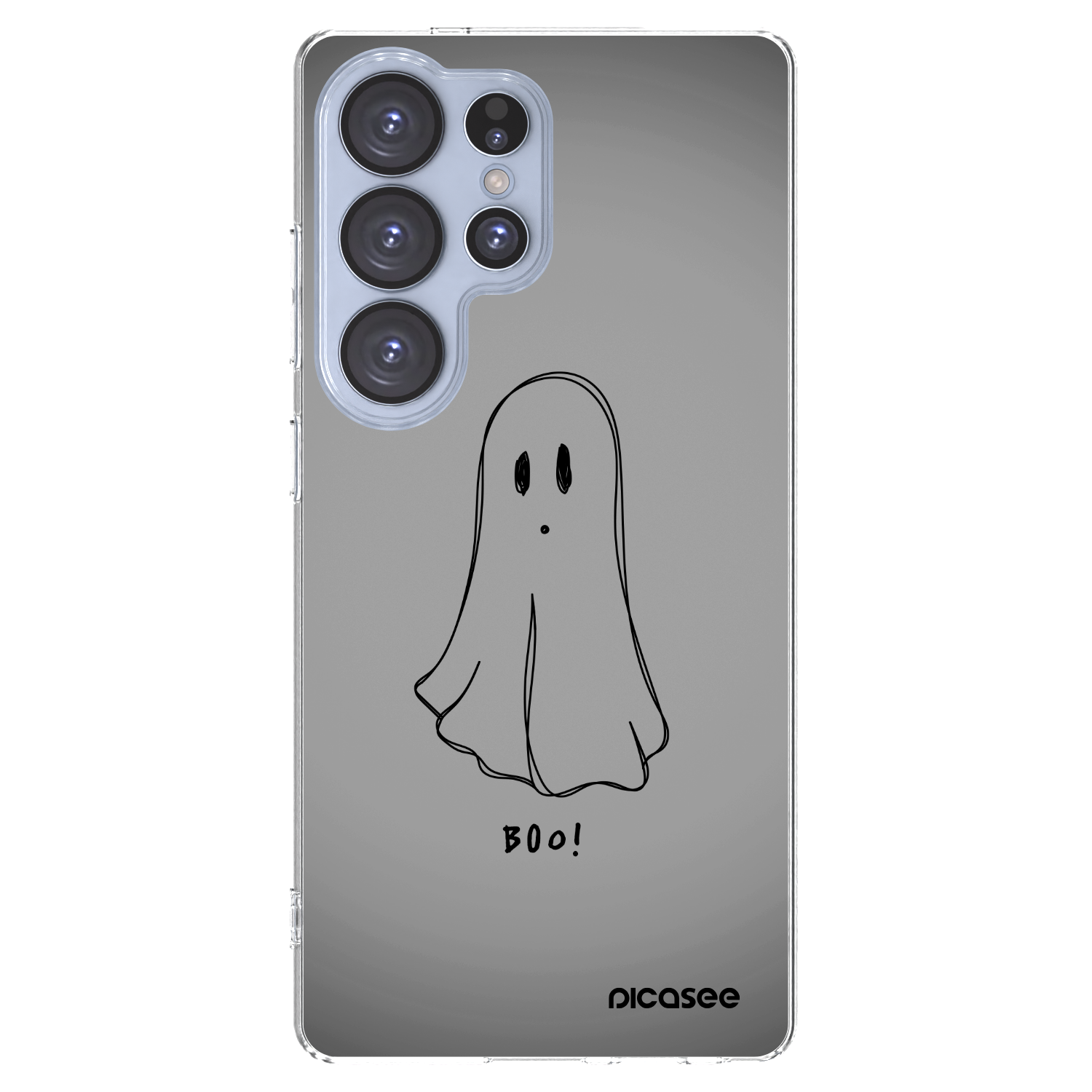 Picasee Samsung Galaxy S25 Ultra 5G Hülle - Transparentes Silikon - Ghost