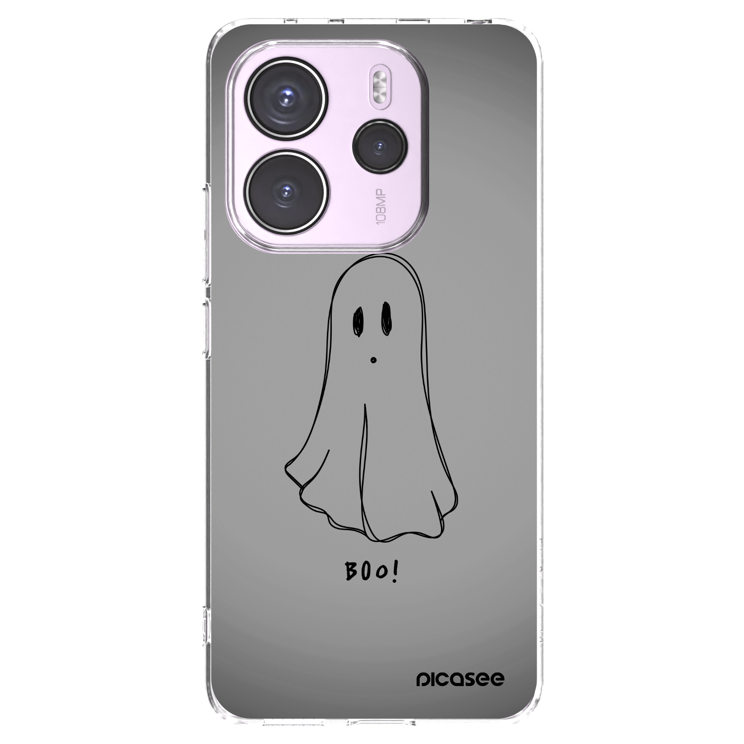 Picasee Xiaomi Redmi Note 14 4G Hülle - Transparentes Silikon - Ghost