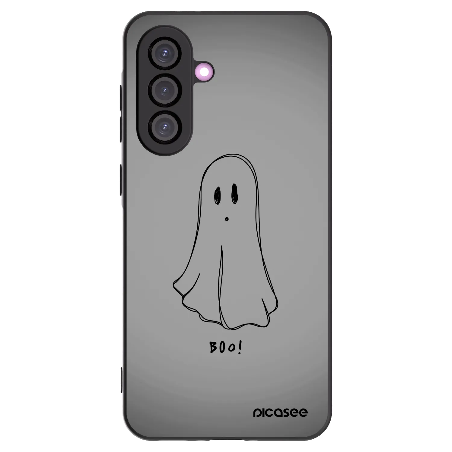 Picasee Samsung Galaxy A56 5G A566B Hülle - Schwarzes Silikon - Ghost