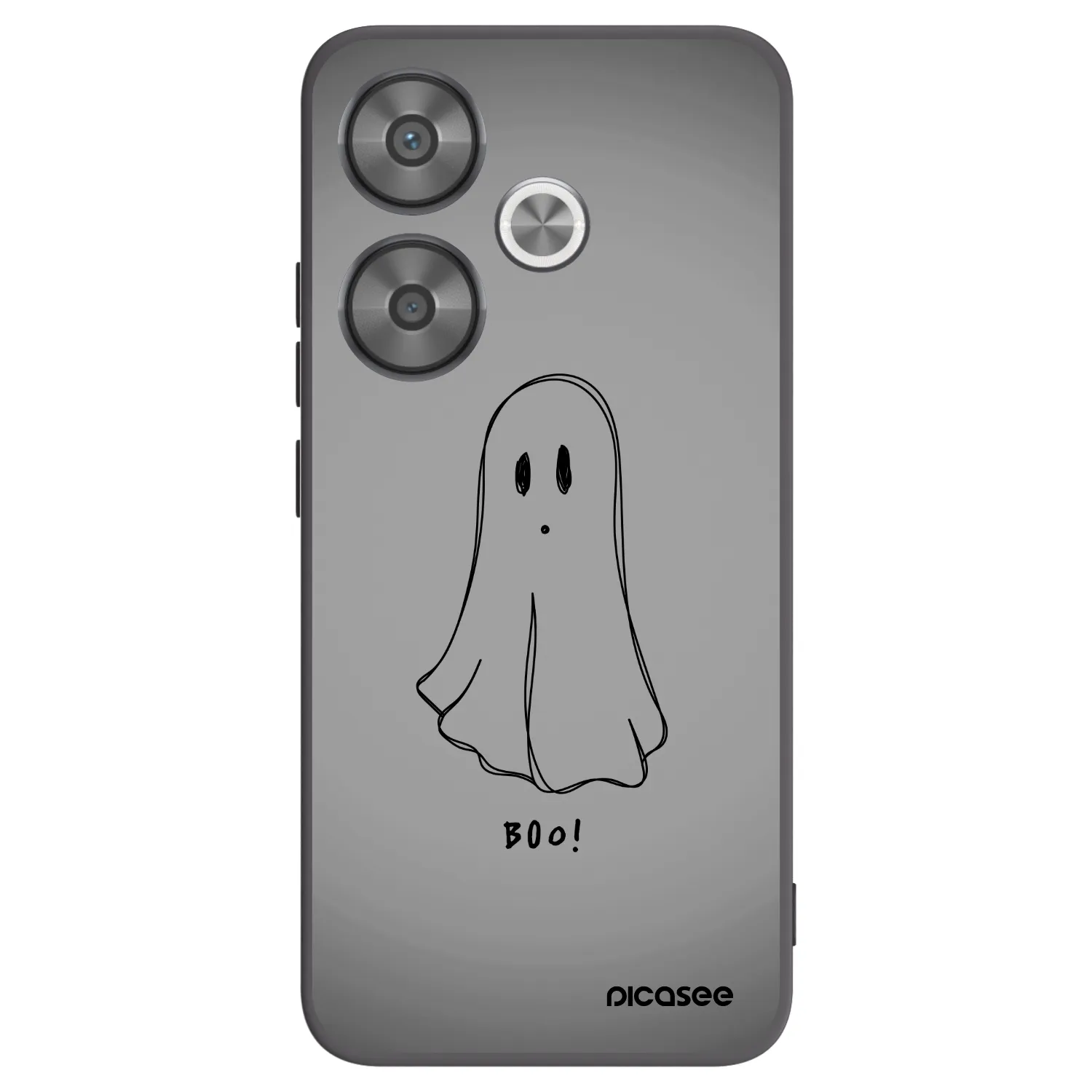 Picasee Xiaomi Poco F6 Hülle - Schwarzes Silikon - Ghost