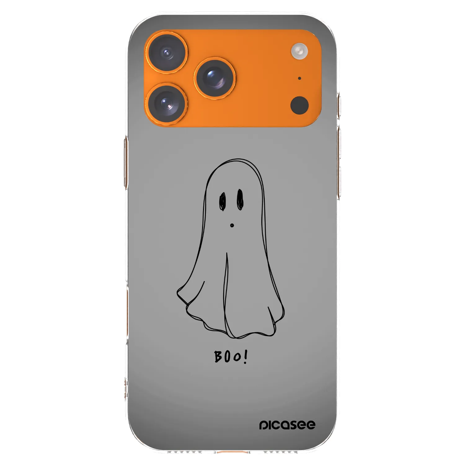 Picasee Apple iPhone 17 Pro Max Hülle - Transparentes Silikon - Ghost