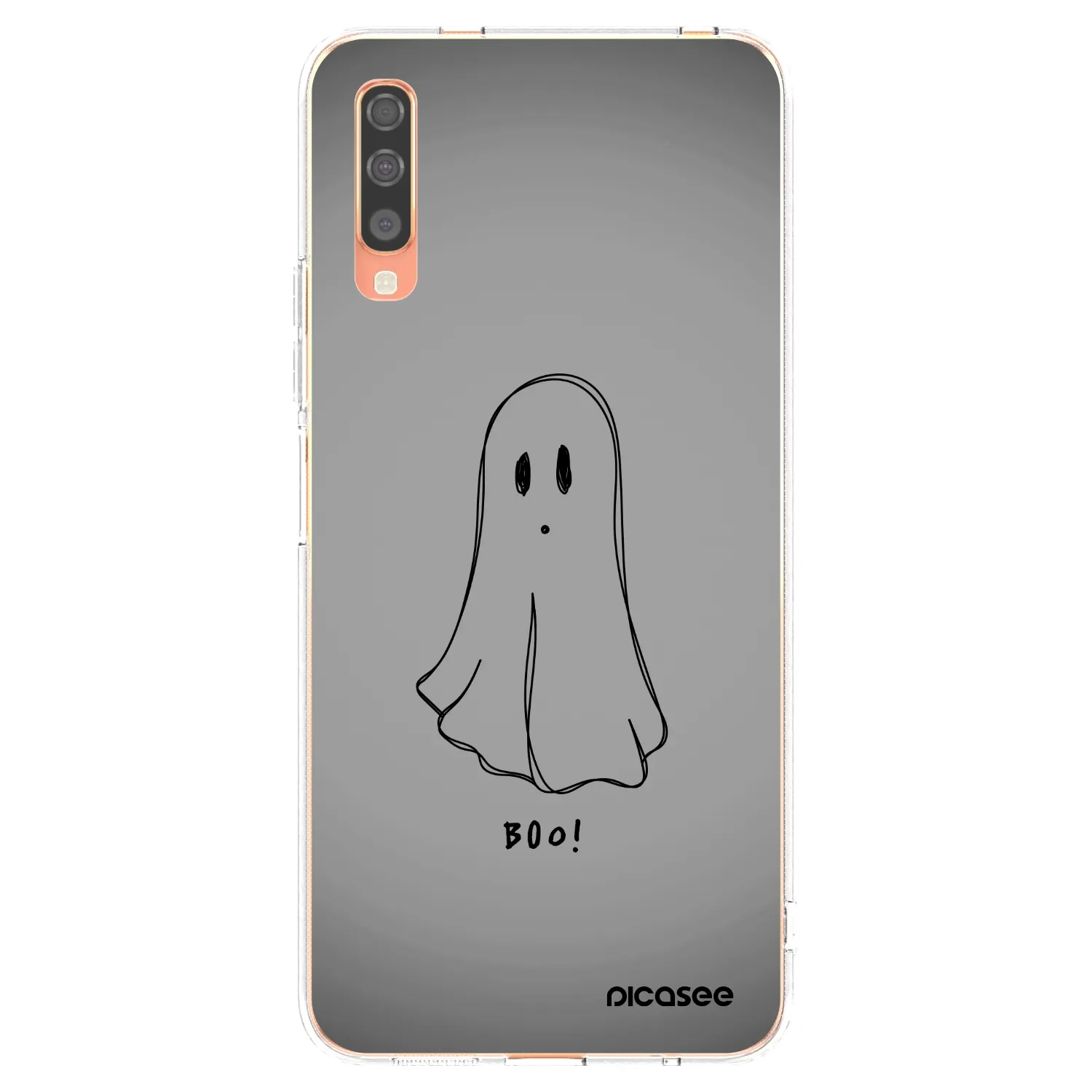 Picasee Samsung Galaxy A70 A705F Hülle - Transparentes Silikon - Ghost