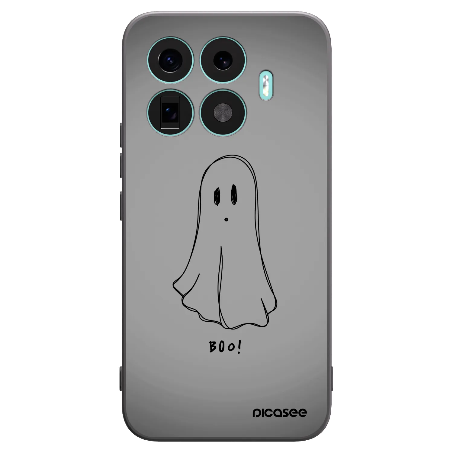 Picasee Xiaomi 17T Pro Hülle - Schwarzes Silikon - Ghost