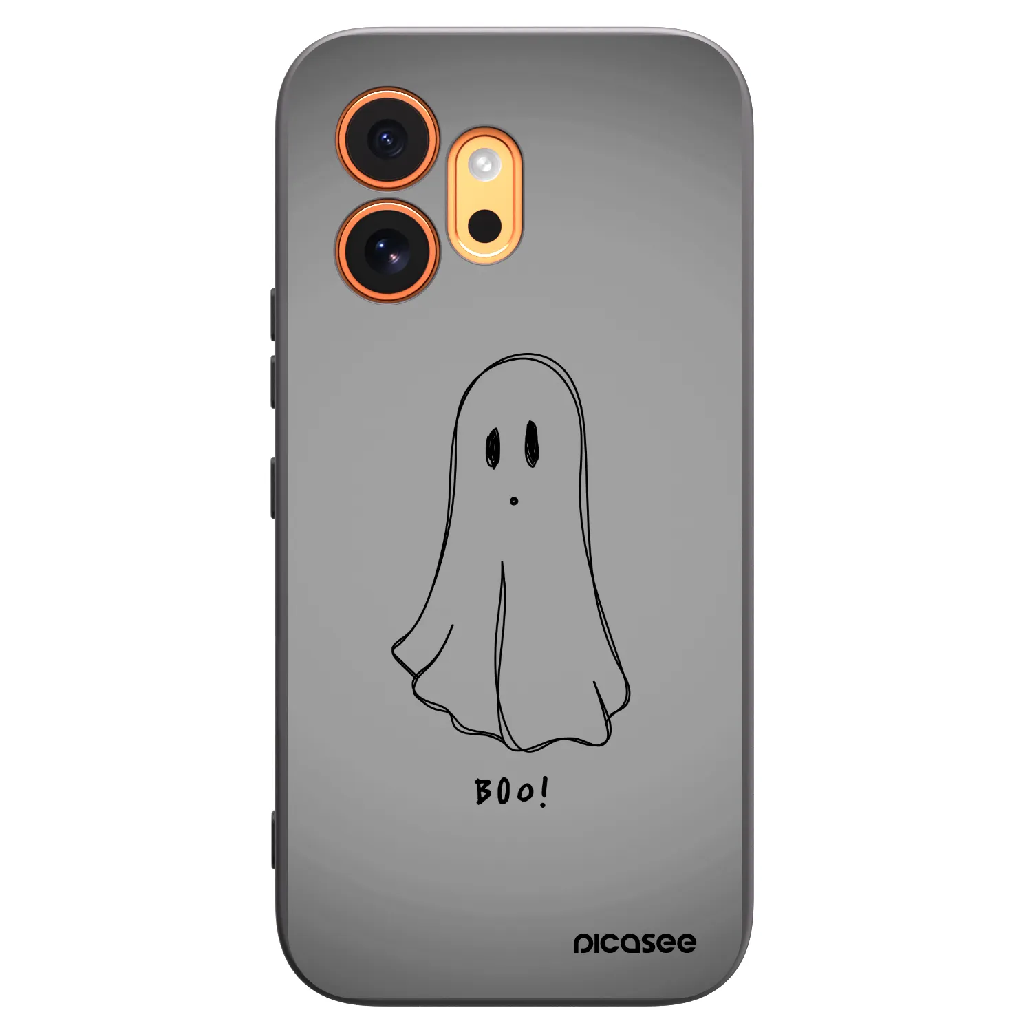 Picasee Honor 600 Hülle - Schwarzes Silikon - Ghost