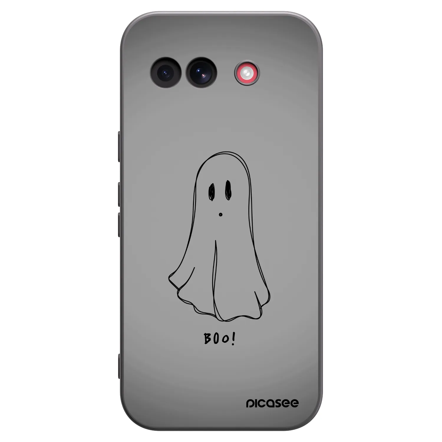 Picasee Google Pixel 10a Hülle - Schwarzes Silikon - Ghost