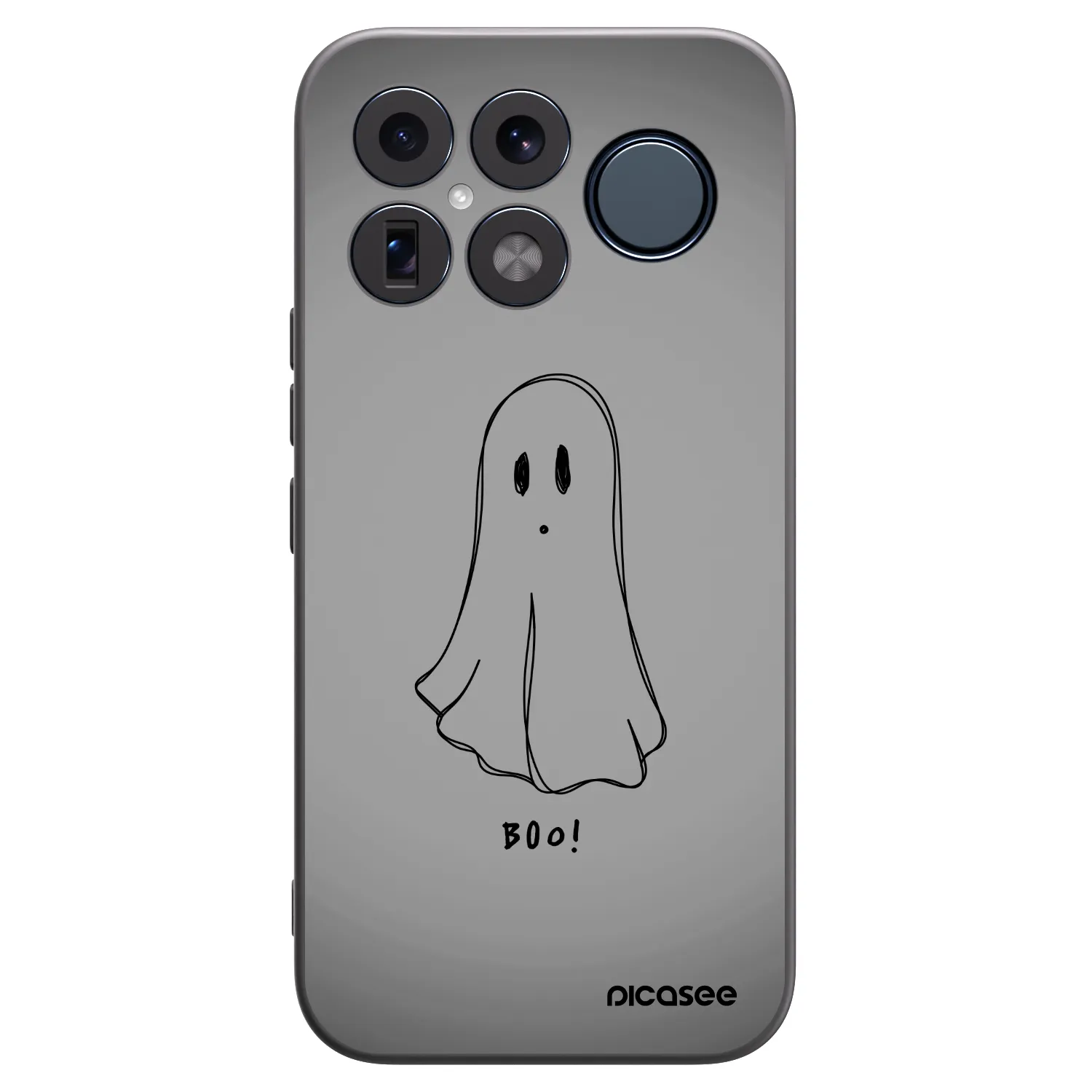 Picasee Xiaomi Poco F8 Ultra Hülle - Schwarzes Silikon - Ghost