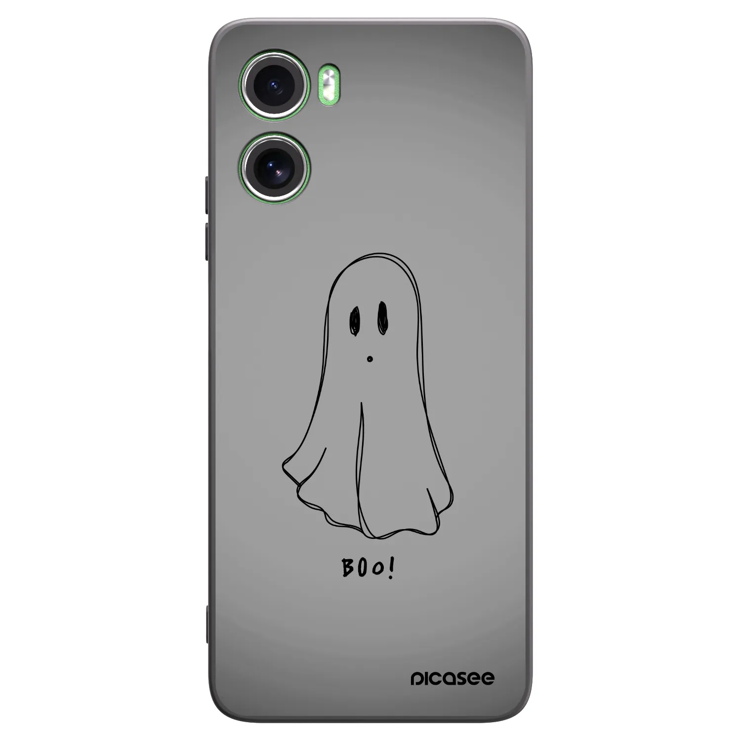 Picasee Motorola Moto G06 Hülle - Schwarzes Silikon - Ghost