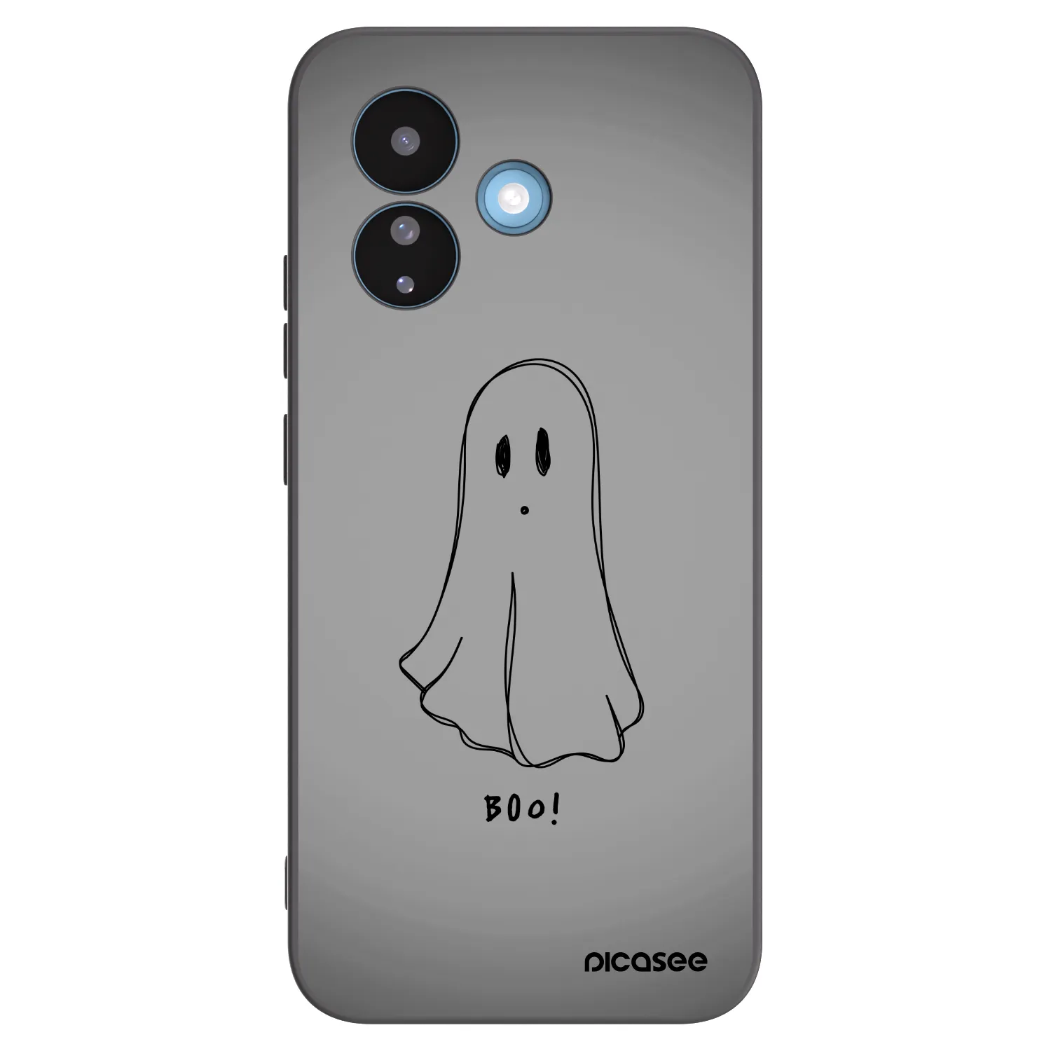 Picasee Xiaomi Redmi Note 17 Pro 5G Hülle - Schwarzes Silikon - Ghost