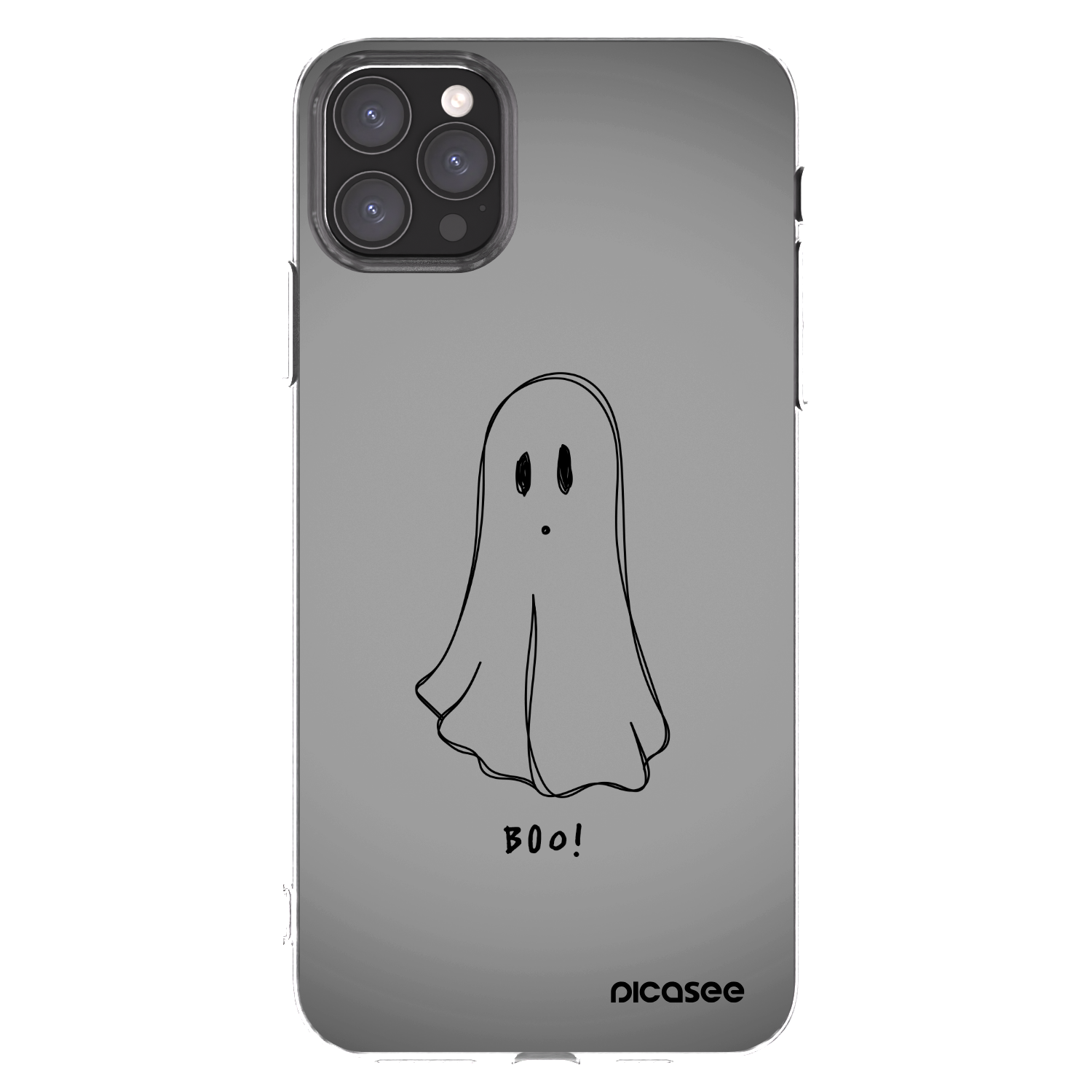 Picasee Apple iPhone 11 Pro Max Hülle - Transparentes Silikon - Ghost