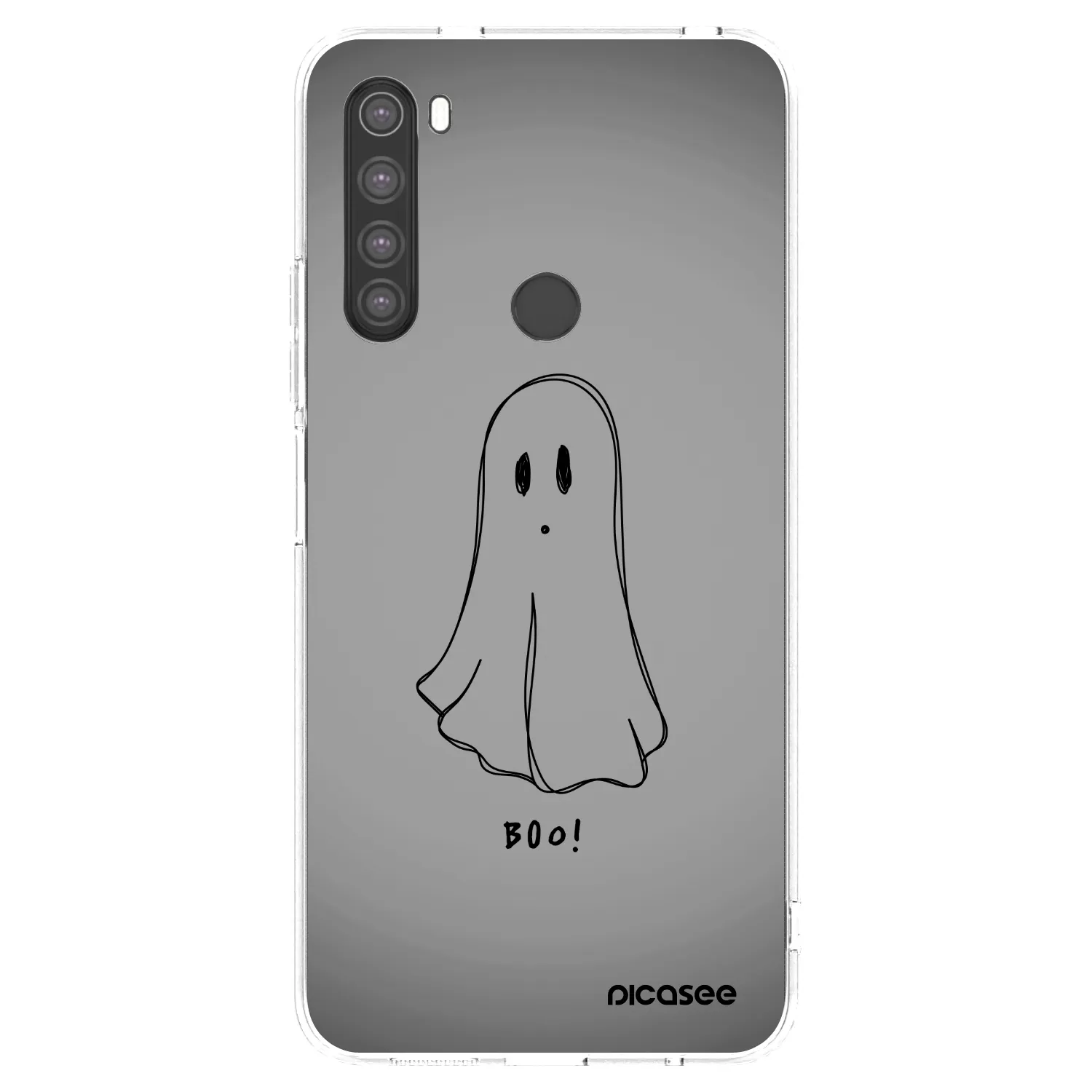 Picasee Xiaomi Redmi Note 8 Hülle - Transparentes Silikon - Ghost