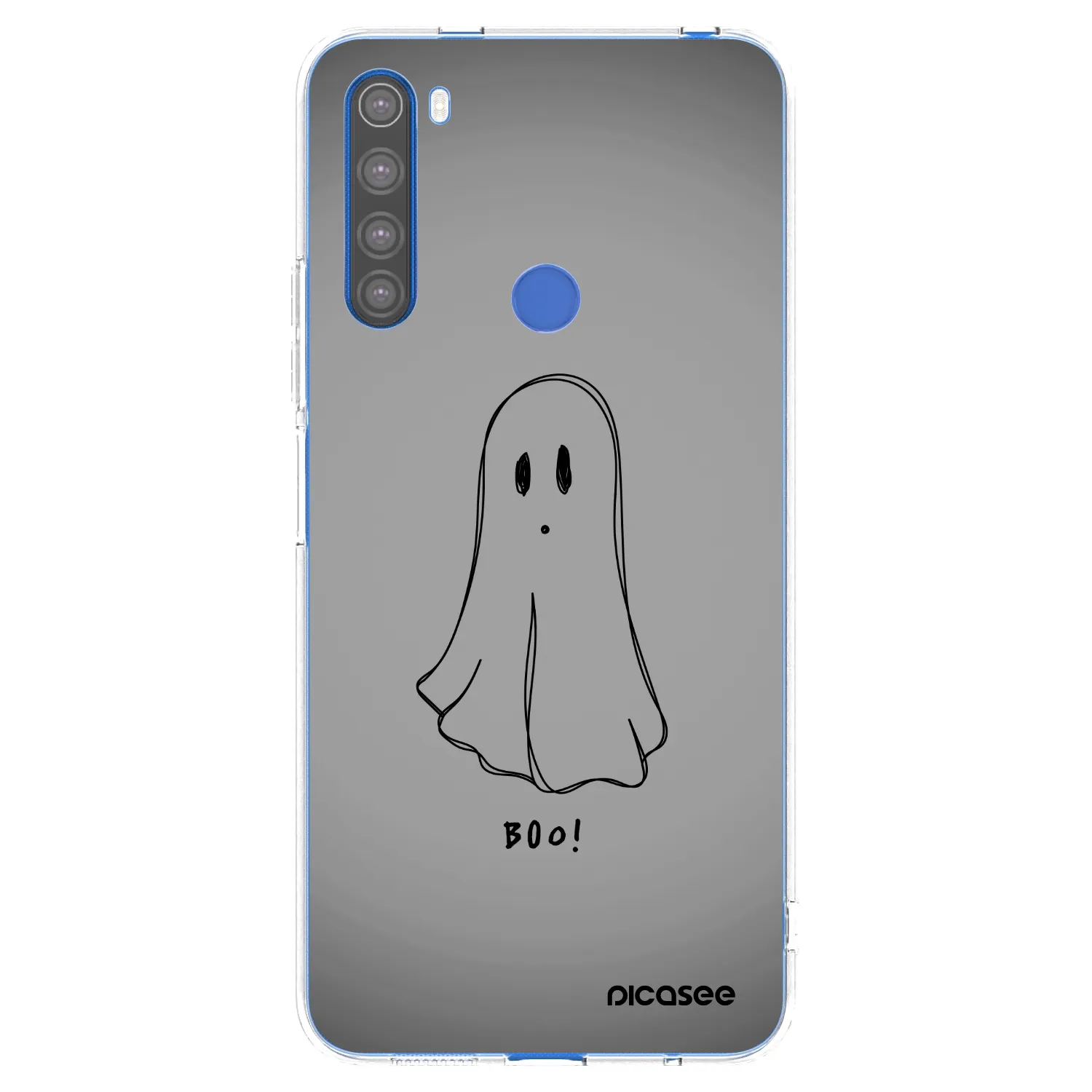 Picasee Xiaomi Redmi Note 8T Hülle - Transparentes Silikon - Ghost