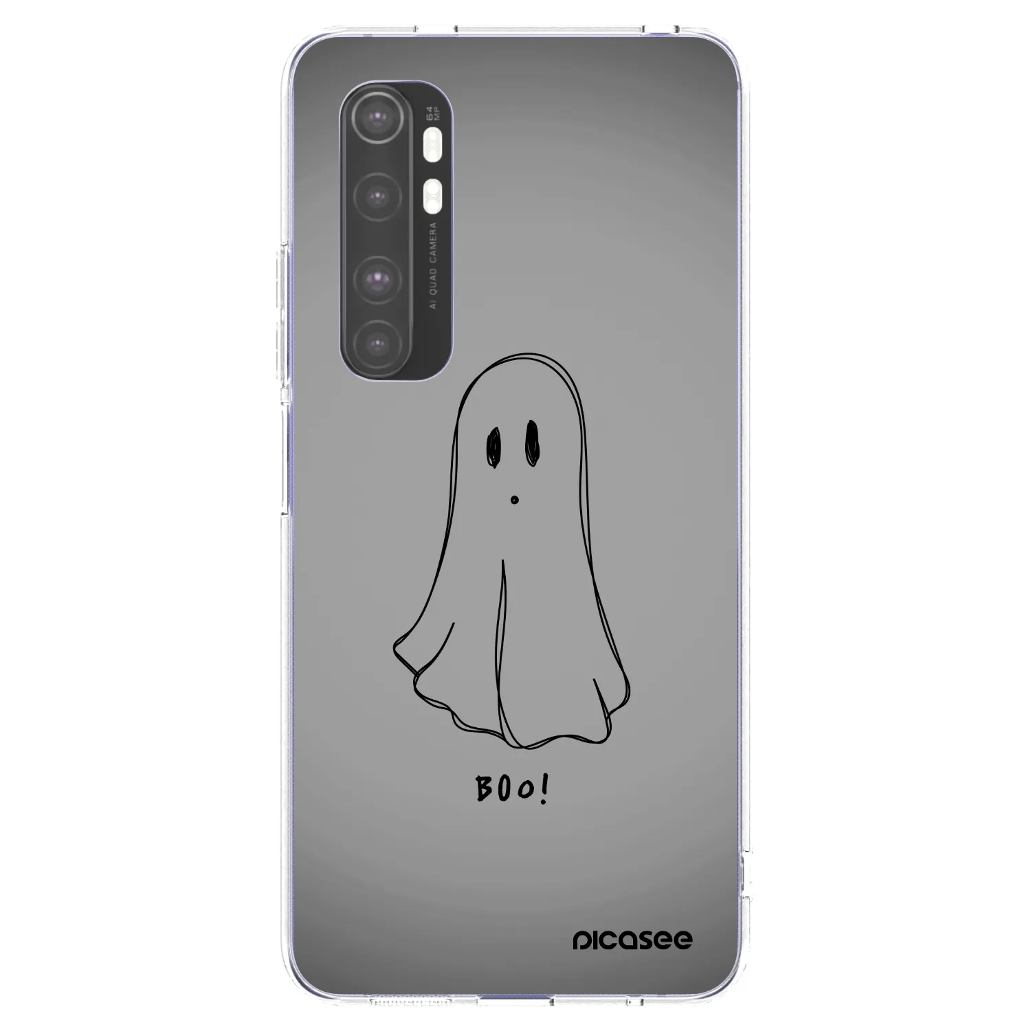 Picasee Xiaomi Mi Note 10 Lite Hülle - Transparentes Silikon - Ghost