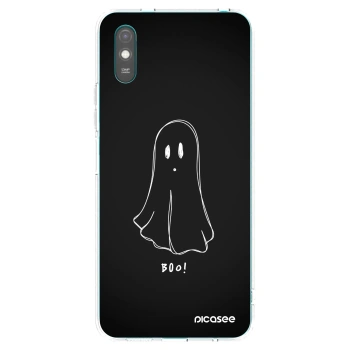 Picasee Xiaomi Redmi 9A Hülle - Transparentes Silikon - Ghost 2