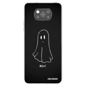 Picasee Xiaomi Poco X3 Pro Hülle - Schwarzes Silikon - Ghost 2