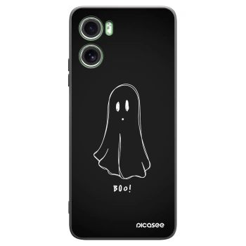 Picasee Motorola Moto G06 Hülle - Schwarzes Silikon - Ghost 2