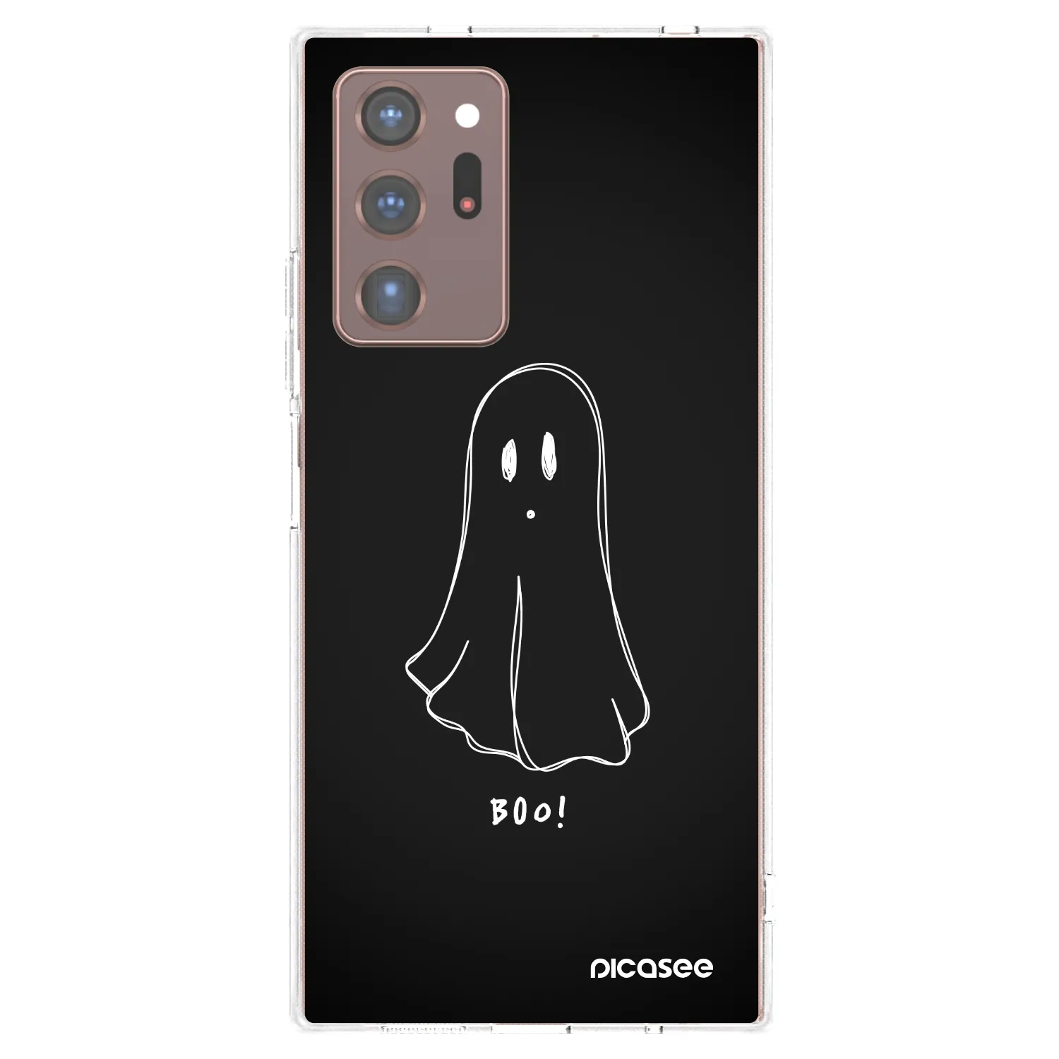 Picasee Samsung Galaxy Note 20 Ultra Hülle - Transparentes Silikon - Ghost 2