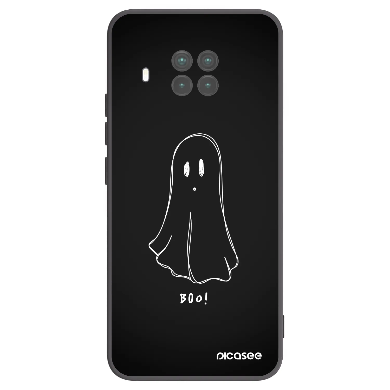 Picasee Xiaomi Mi 10T Lite Hülle - Schwarzes Silikon - Ghost 2