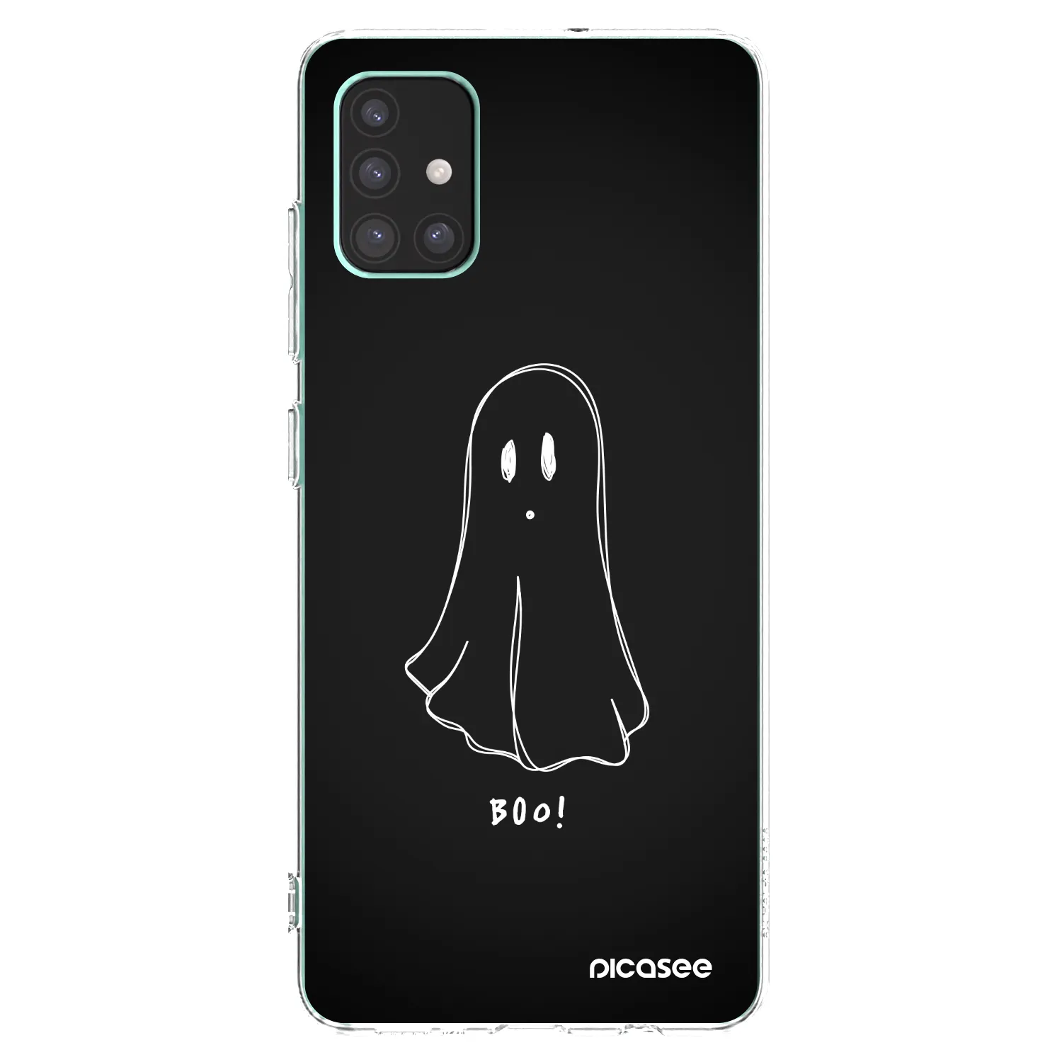 Picasee Samsung Galaxy M51 M515F Hülle - Transparentes Silikon - Ghost 2