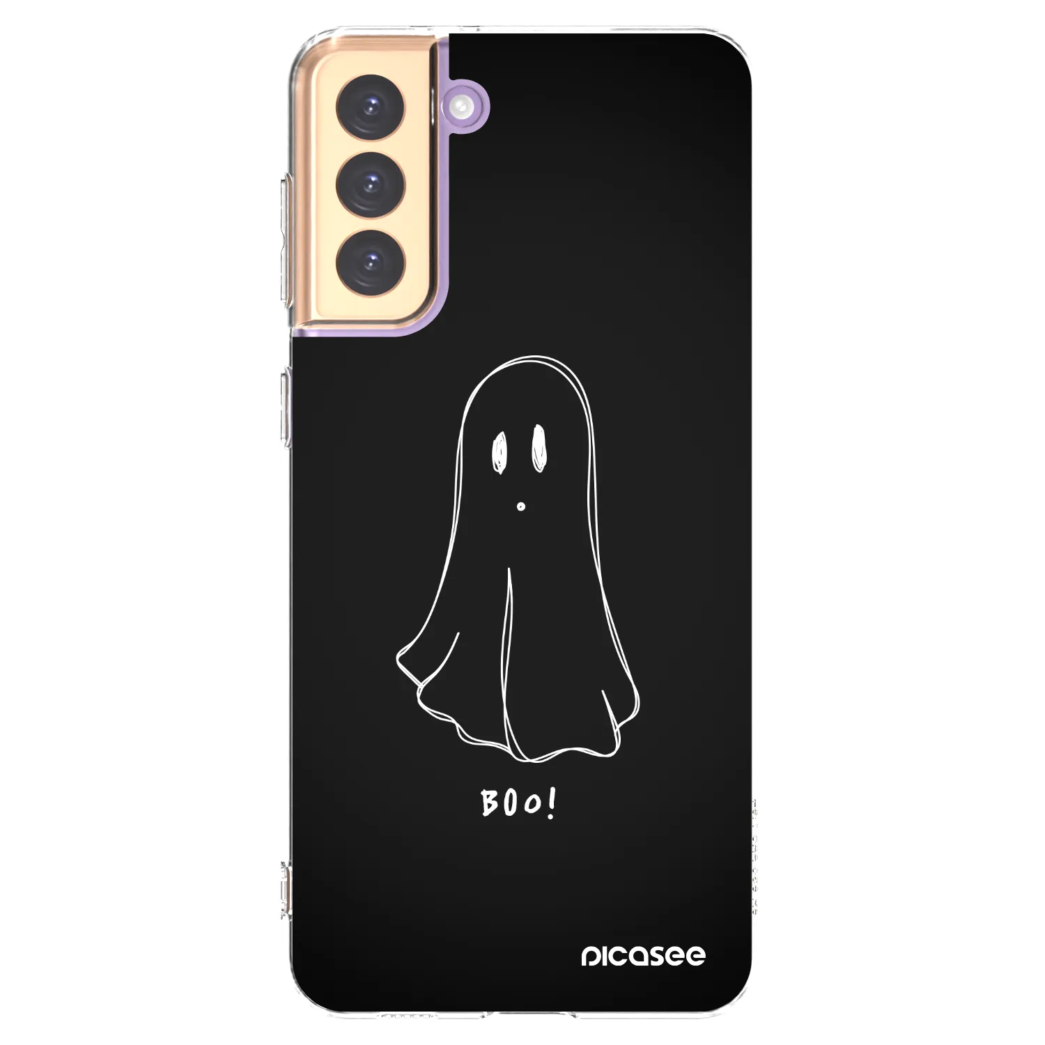 Picasee Samsung Galaxy S21+ 5G G996F Hülle - Transparentes Silikon - Ghost 2