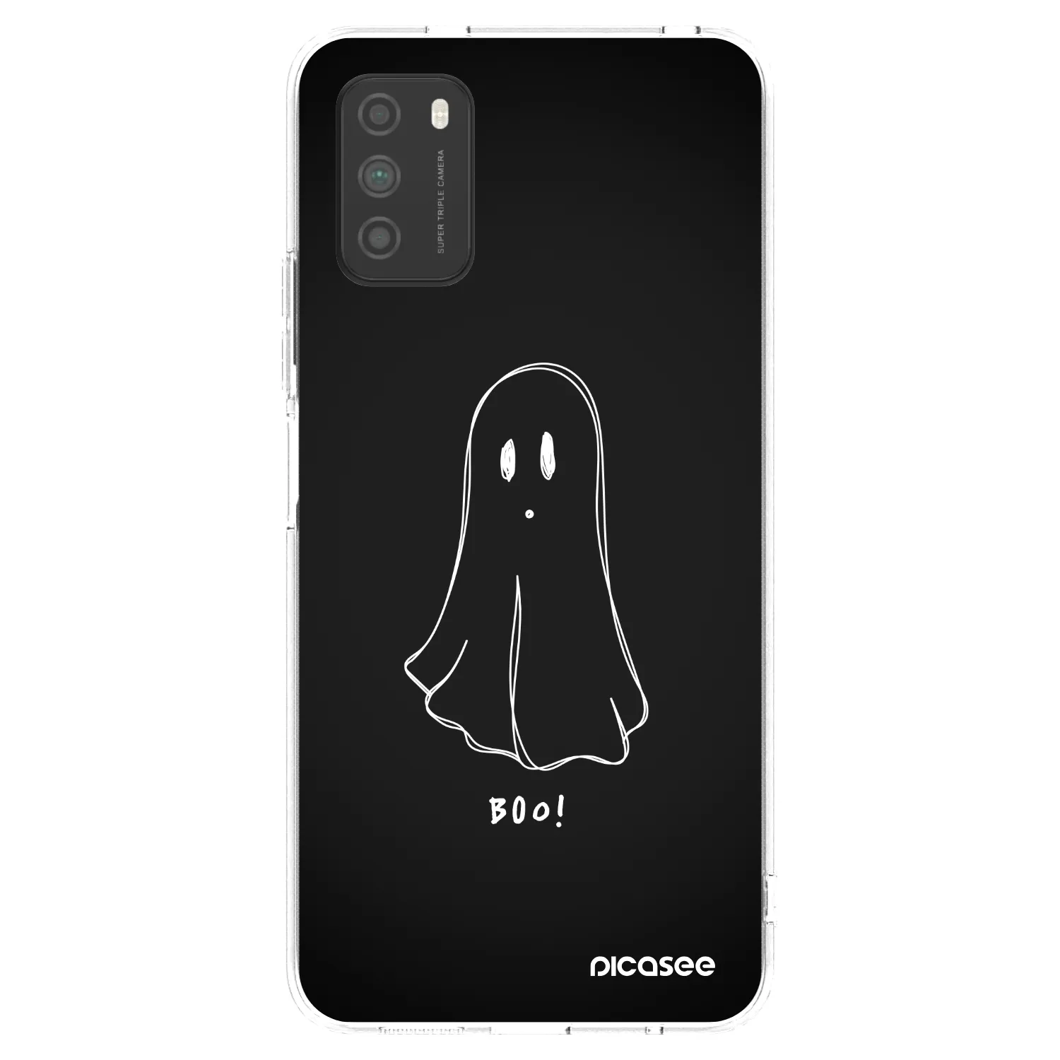 Picasee Xiaomi Poco M3 Hülle - Transparentes Silikon - Ghost 2