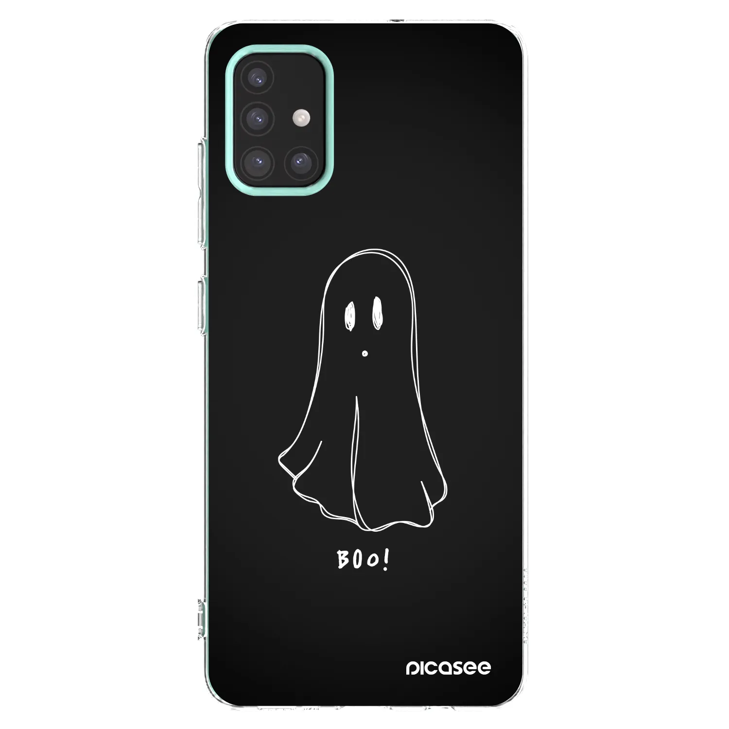 Picasee Samsung Galaxy M31s Hülle - Transparentes Silikon - Ghost 2