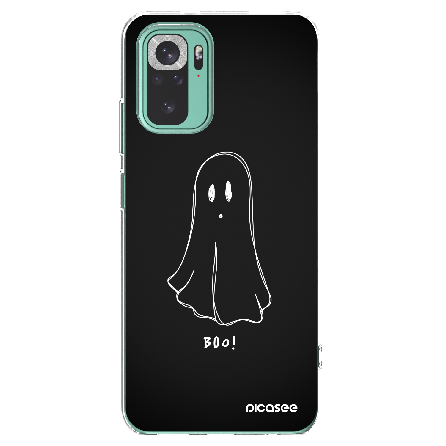 Picasee Xiaomi Redmi Note 10 Pro Hülle - Transparentes Silikon - Ghost 2