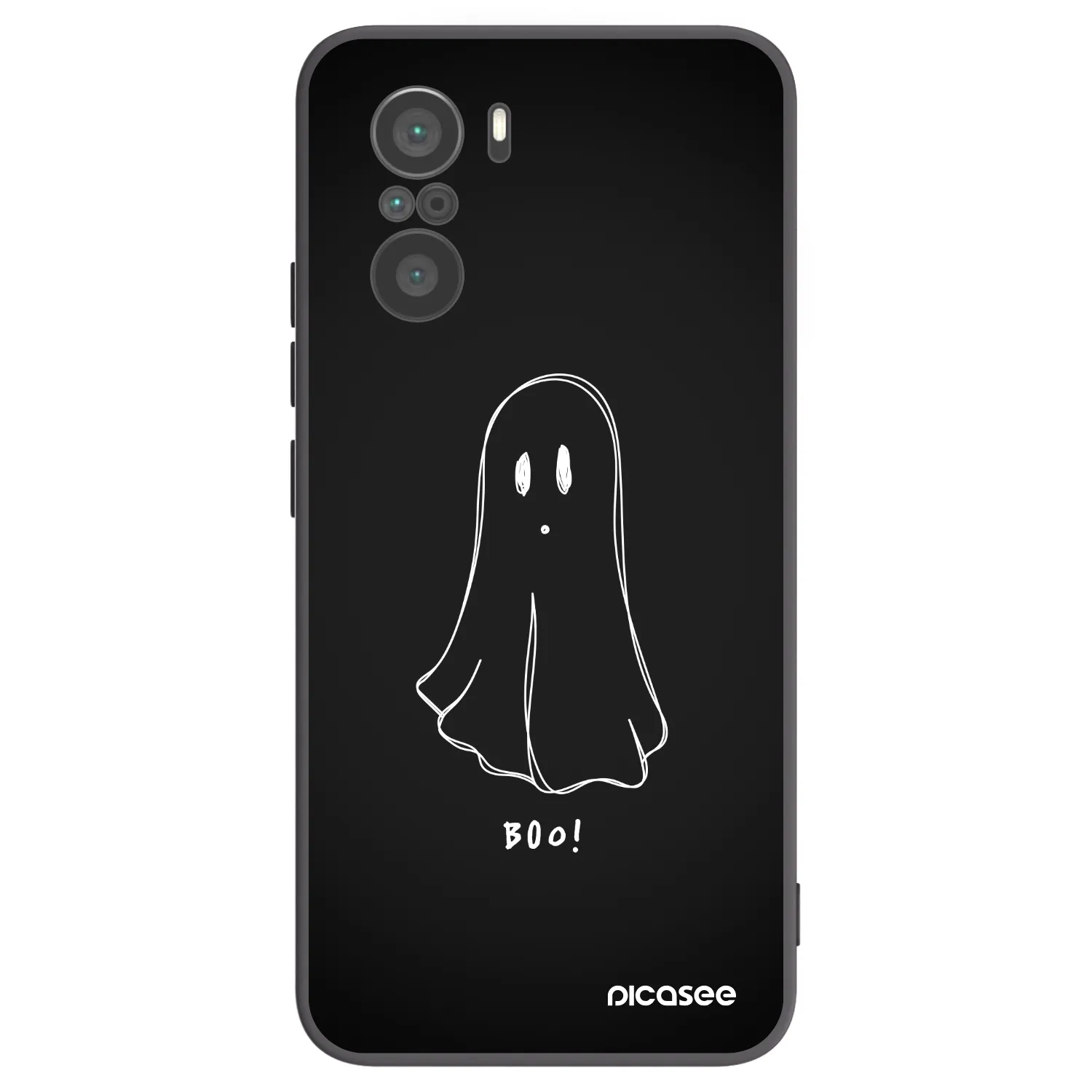 Picasee Xiaomi Poco F3 Hülle - Schwarzes Silikon - Ghost 2