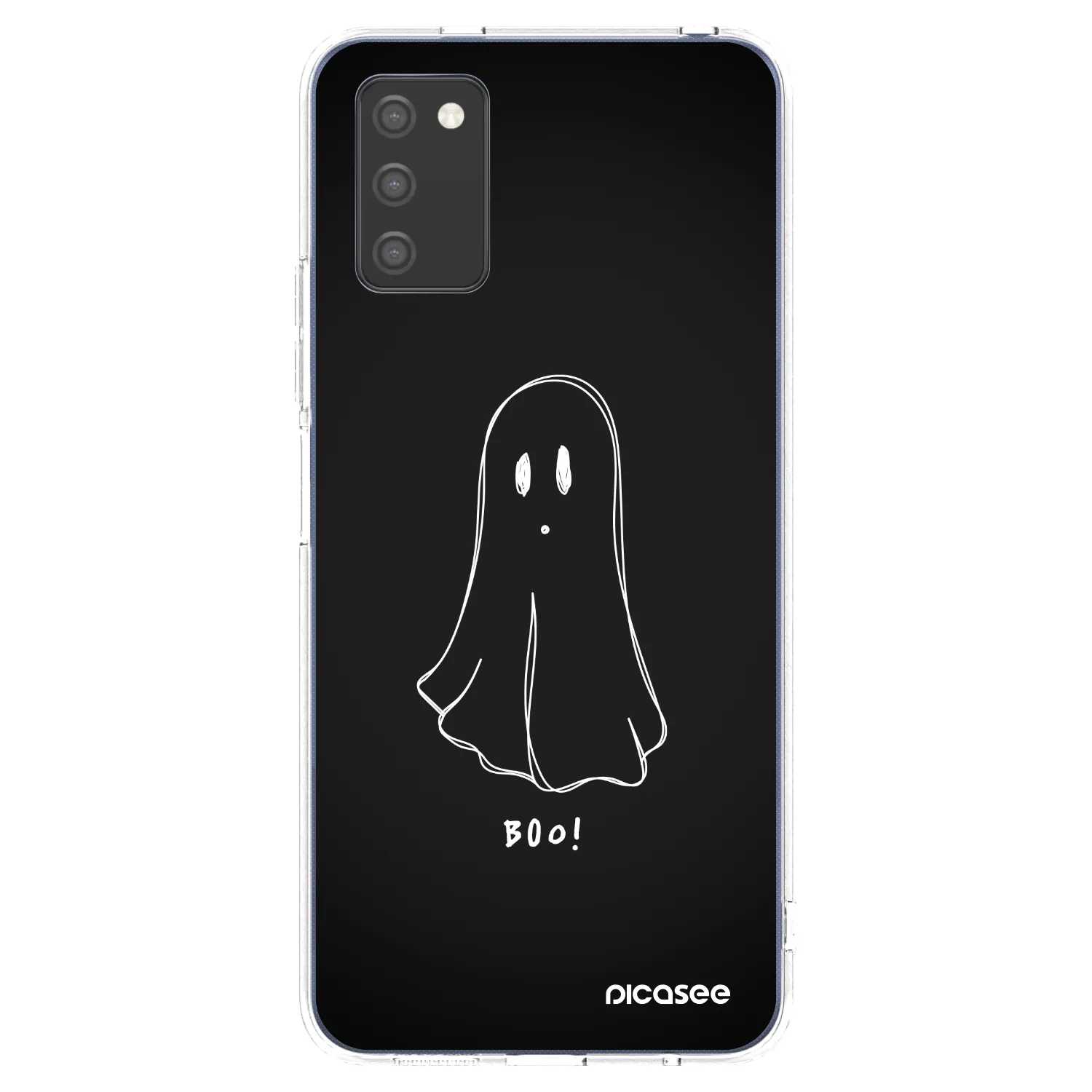 Picasee Samsung Galaxy A02s A025G Hülle - Transparentes Silikon - Ghost 2