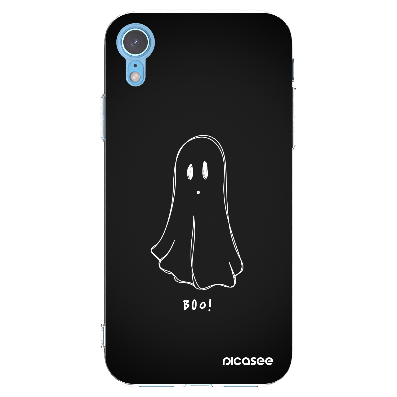 Picasee Apple iPhone XR Hülle - Transparentes Silikon - Ghost 2
