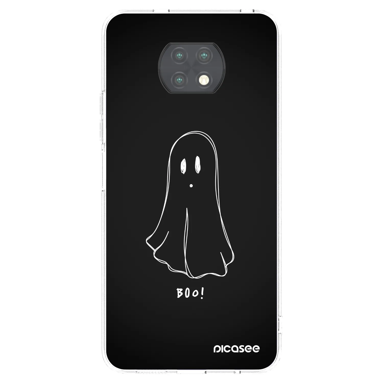 Picasee Xiaomi Redmi Note 9T Hülle - Transparentes Silikon - Ghost 2