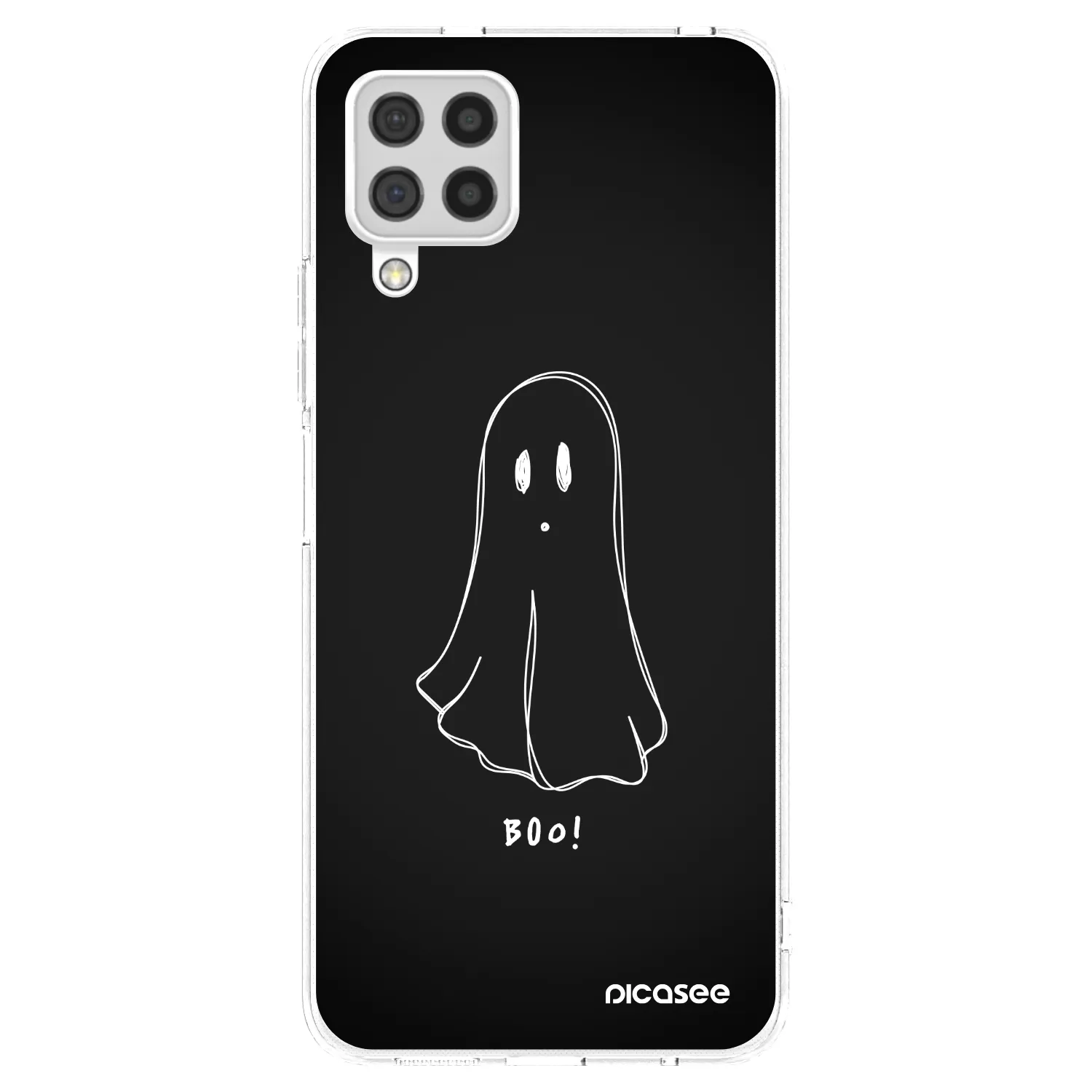 Picasee Samsung Galaxy A22 A225F 4G Hülle - Transparentes Silikon - Ghost 2