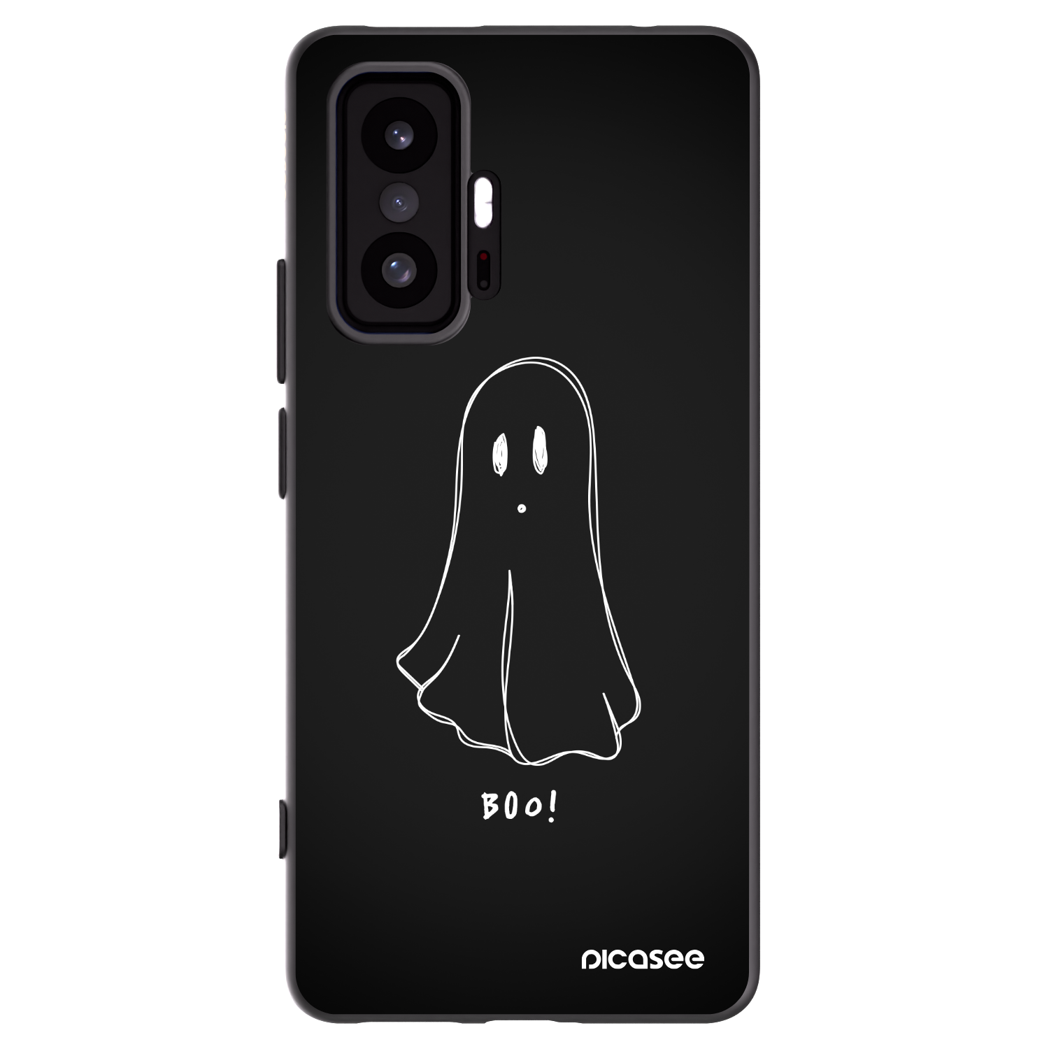 Picasee Xiaomi 11T Hülle - Schwarzes Silikon - Ghost 2