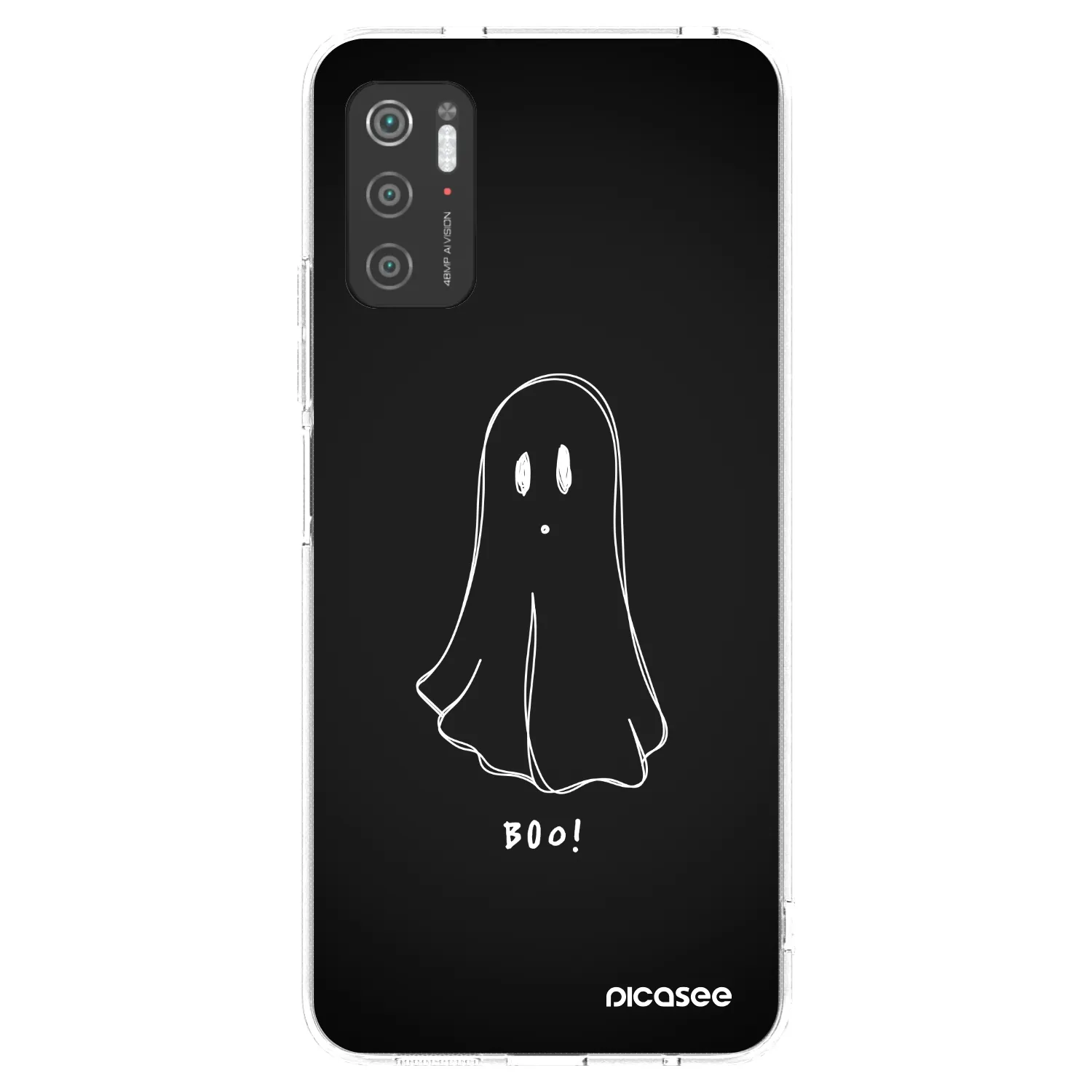 Picasee Xiaomi Poco M3 Pro 5G Hülle - Transparentes Silikon - Ghost 2