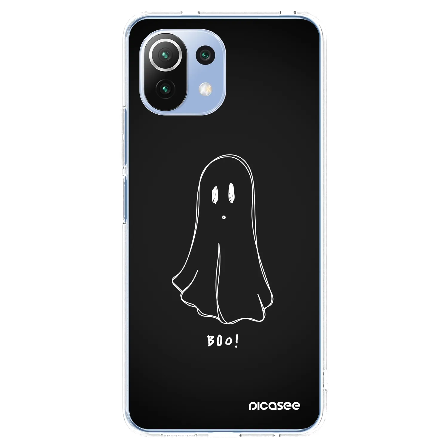 Picasee Xiaomi 11 Lite 5G NE Hülle - Transparentes Silikon - Ghost 2