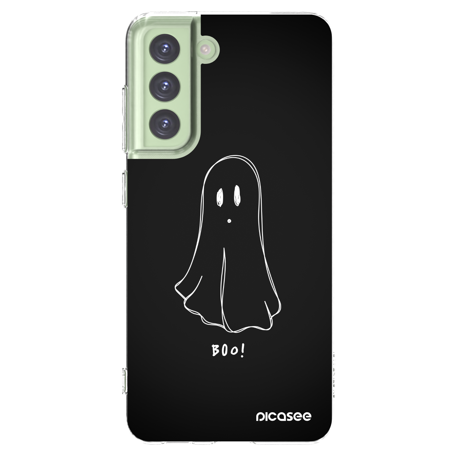 Picasee Samsung Galaxy S21 FE 5G Hülle - Transparentes Silikon - Ghost 2