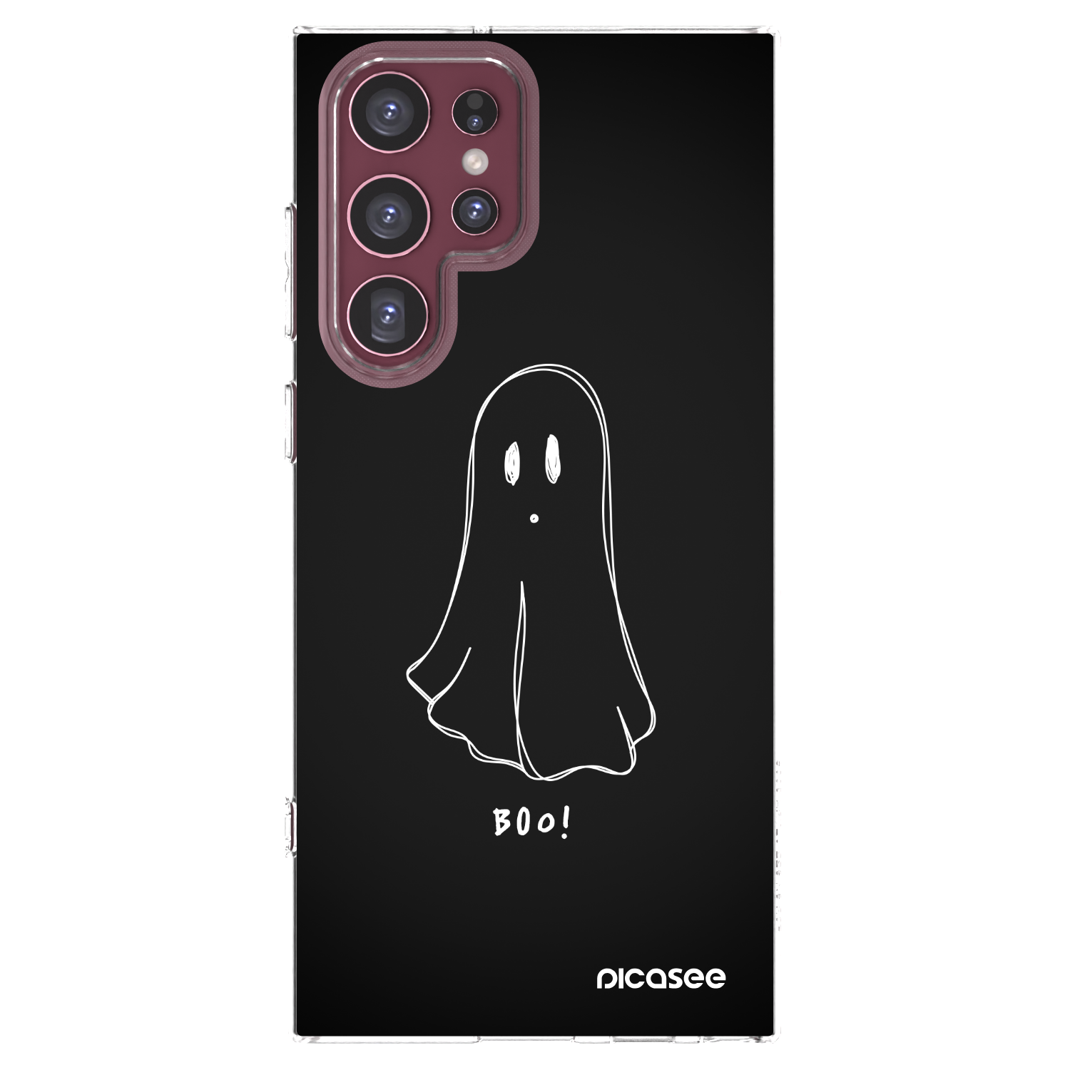 Picasee Samsung Galaxy S22 Ultra 5G Hülle - Transparentes Silikon - Ghost 2