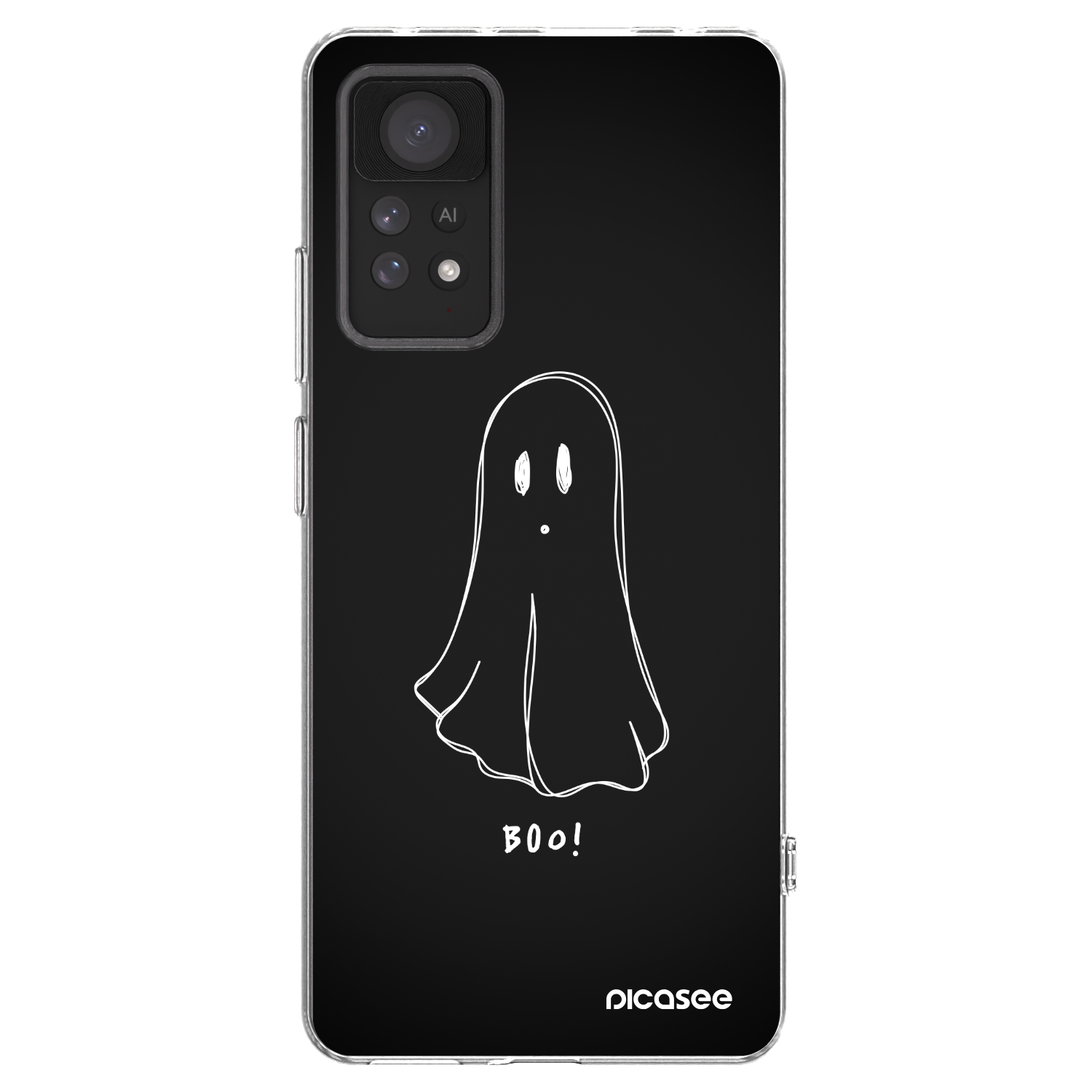 Picasee Xiaomi Redmi Note 11 Pro 5G Hülle - Transparentes Silikon - Ghost 2